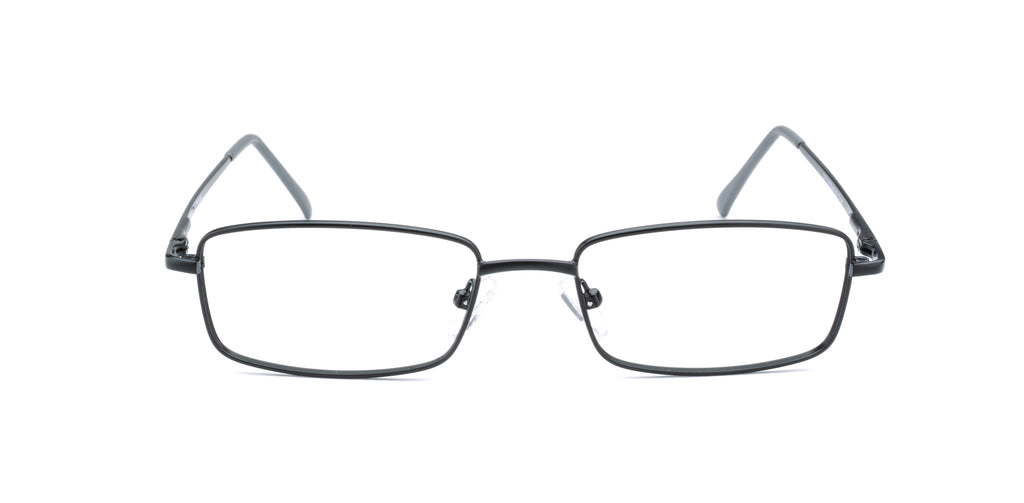 RA317-3 | Unisex | Matte Black | Metal Glasses
