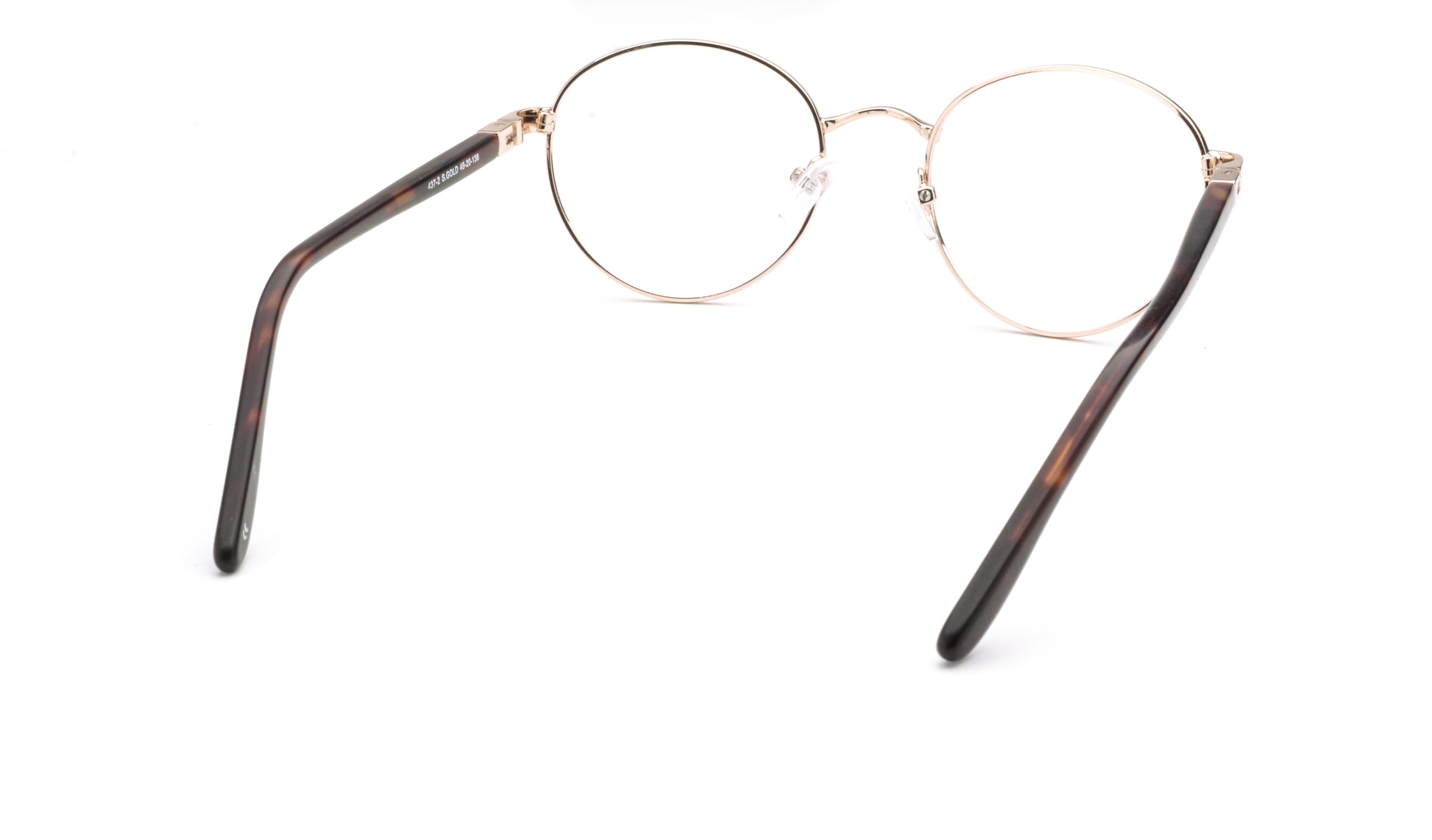 RA437-2 | Unisex | Shiny Gold | Metal Glasses