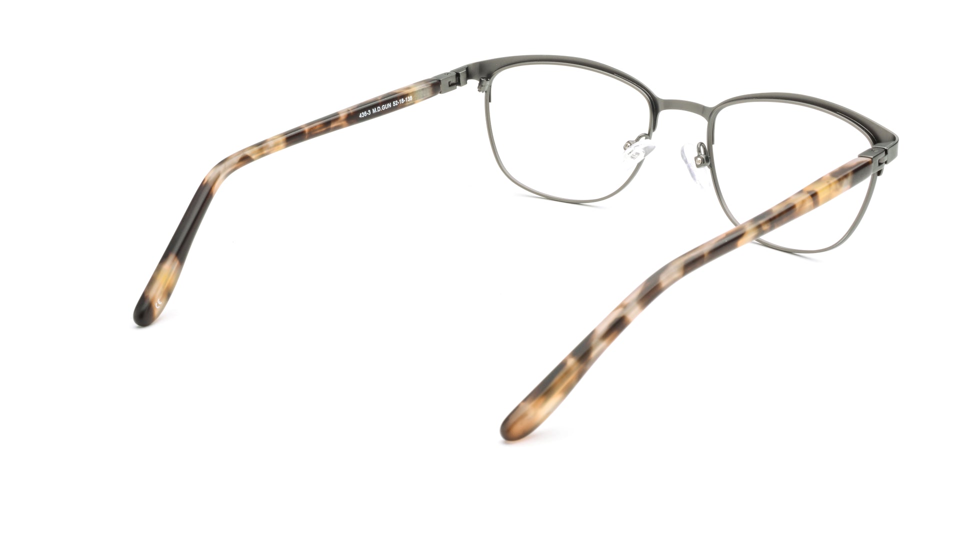 RA436-3 | Women | Matte Gun | Metal Glasses