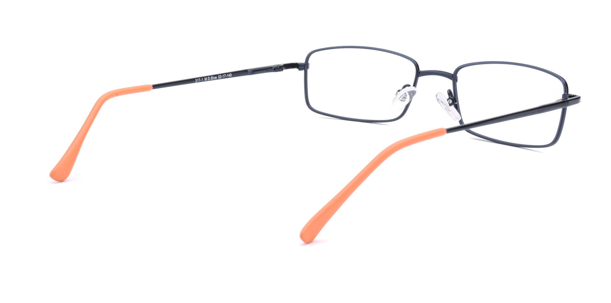 RA317-1 | Unisex | Matte Blue | Metal Glasses