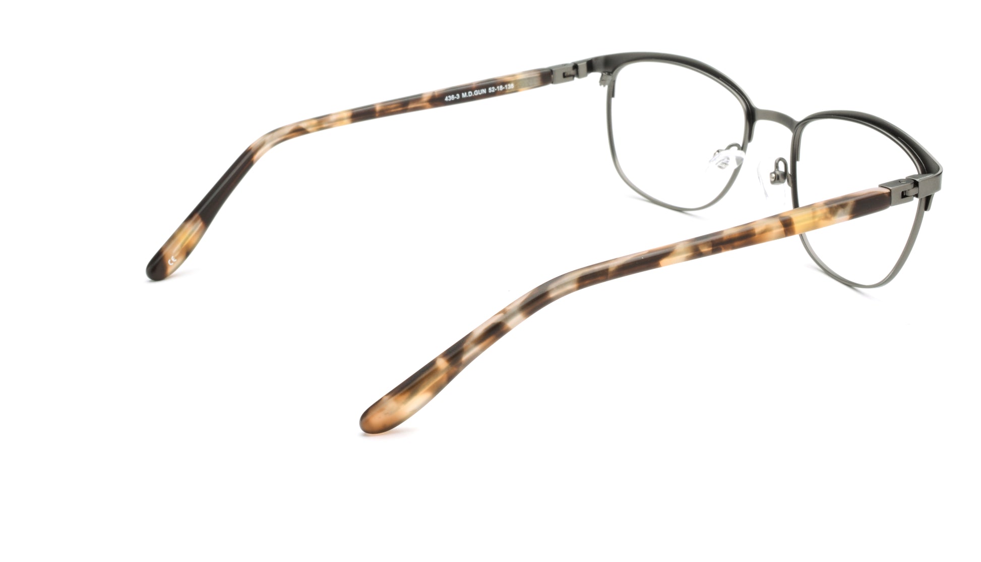 RA436-3 | Women | Matte Gun | Metal Glasses