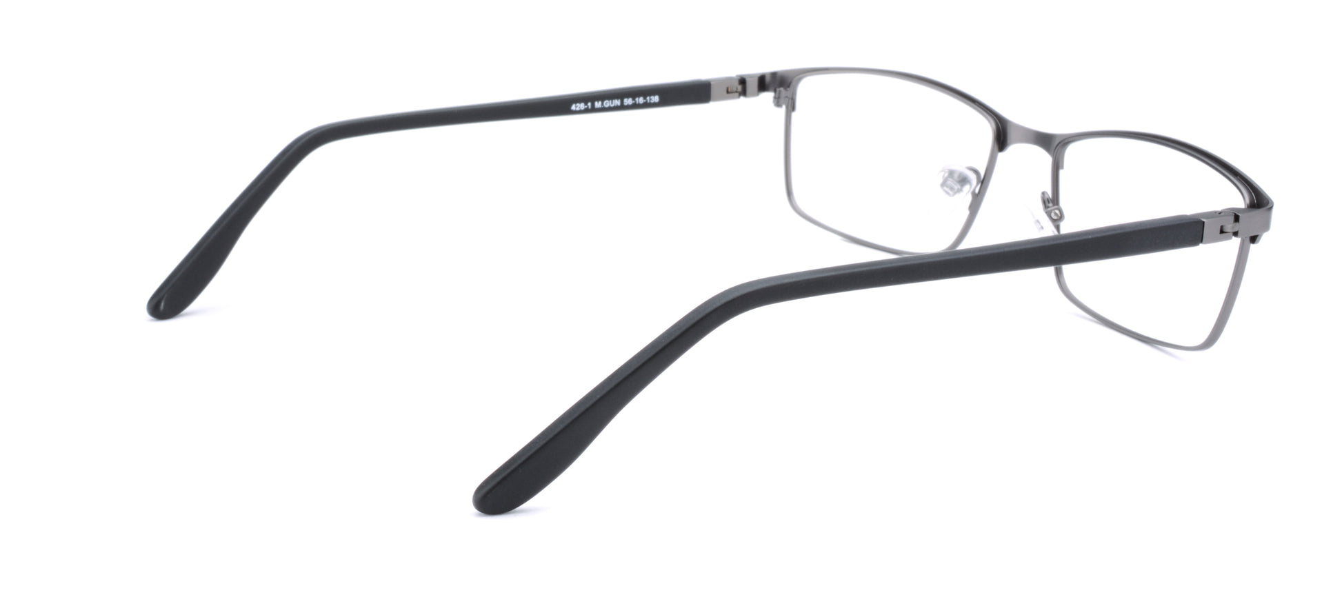 RA426-1 | Unisex | Matte Gun | Metal Glasses