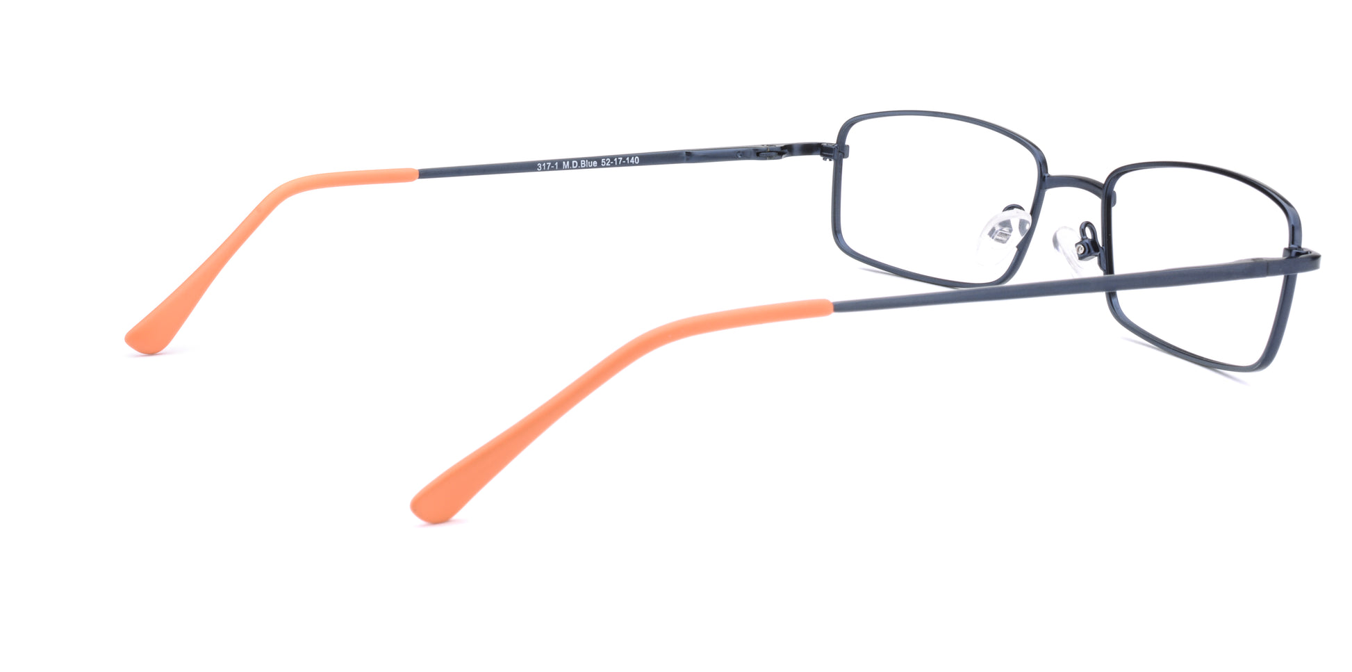 RA317-1 | Unisex | Matte Blue | Metal Glasses