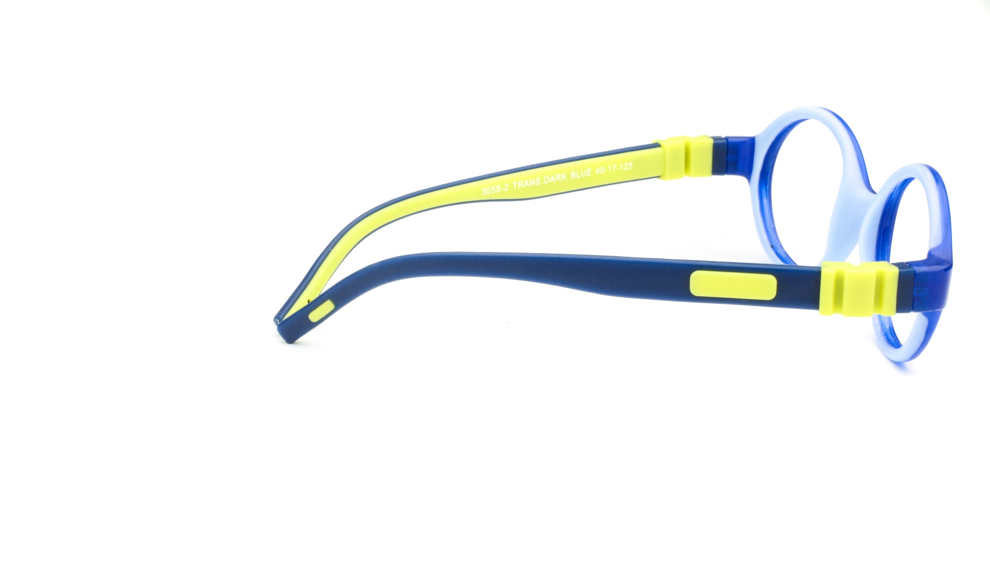 MX3059-2 | Kids | Shiny Blue | TR-90 Glasses