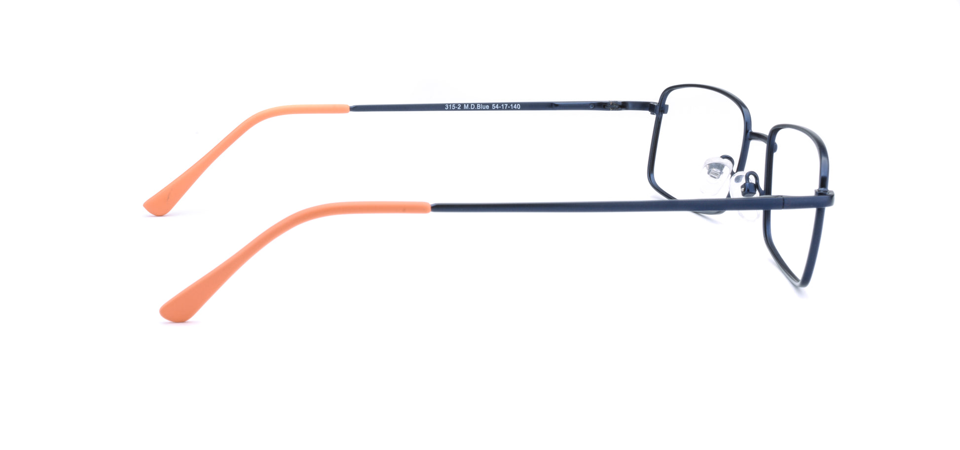 RA315-2 | Men | Matte Blue | Metal Glasses