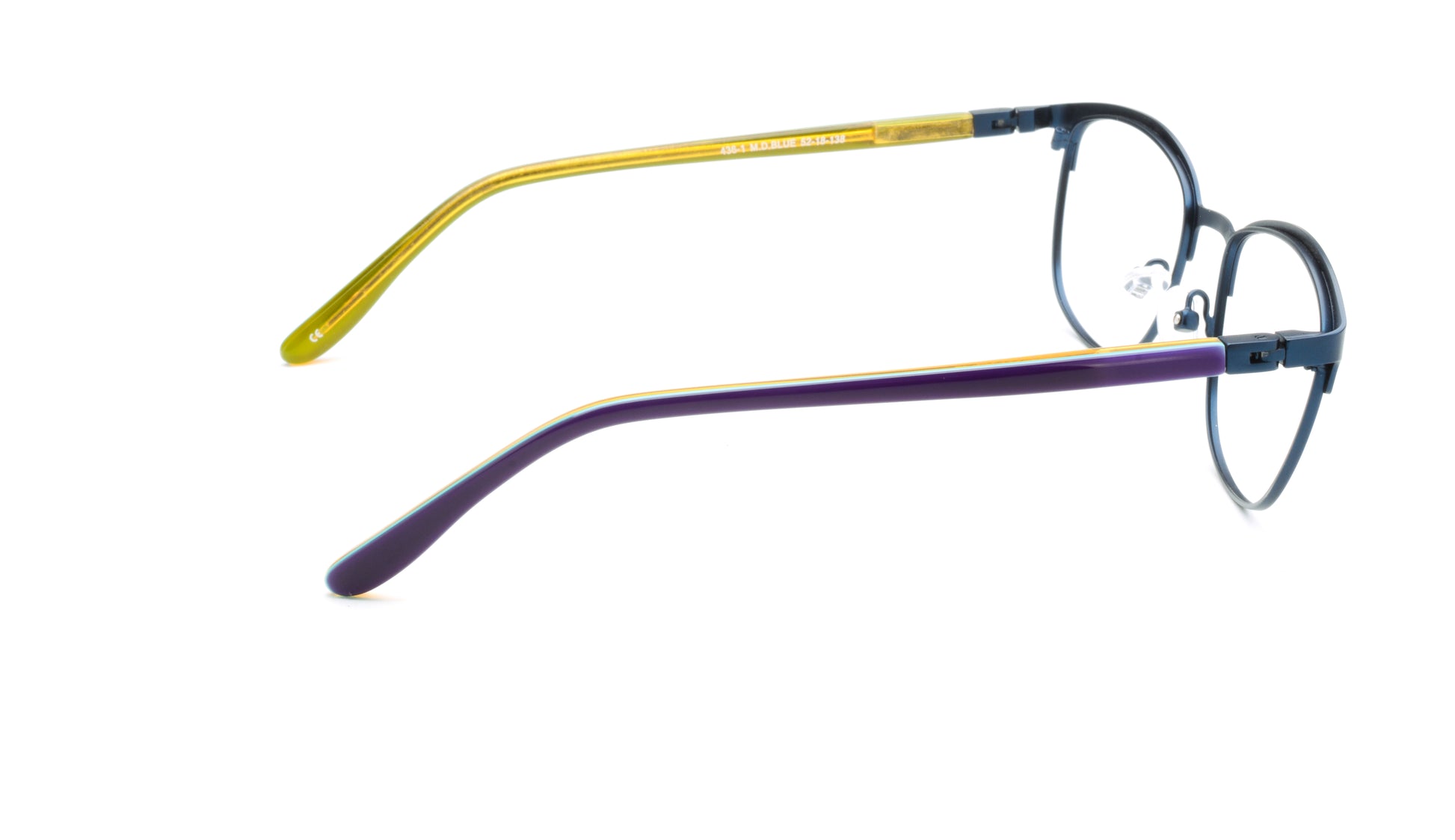 RA436-1 | Women | Matte Blue | Metal Glasses