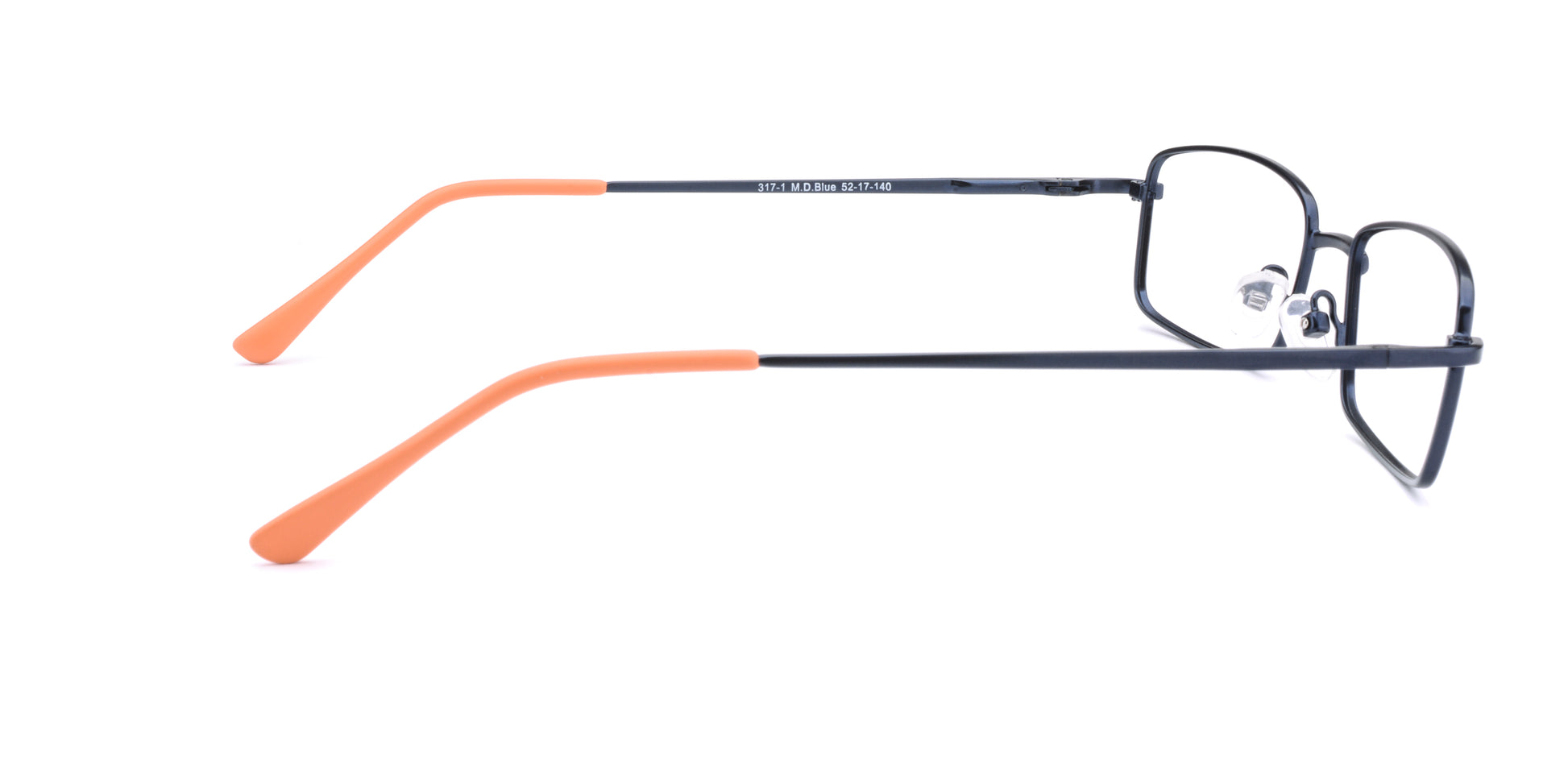 RA317-1 | Unisex | Matte Blue | Metal Glasses