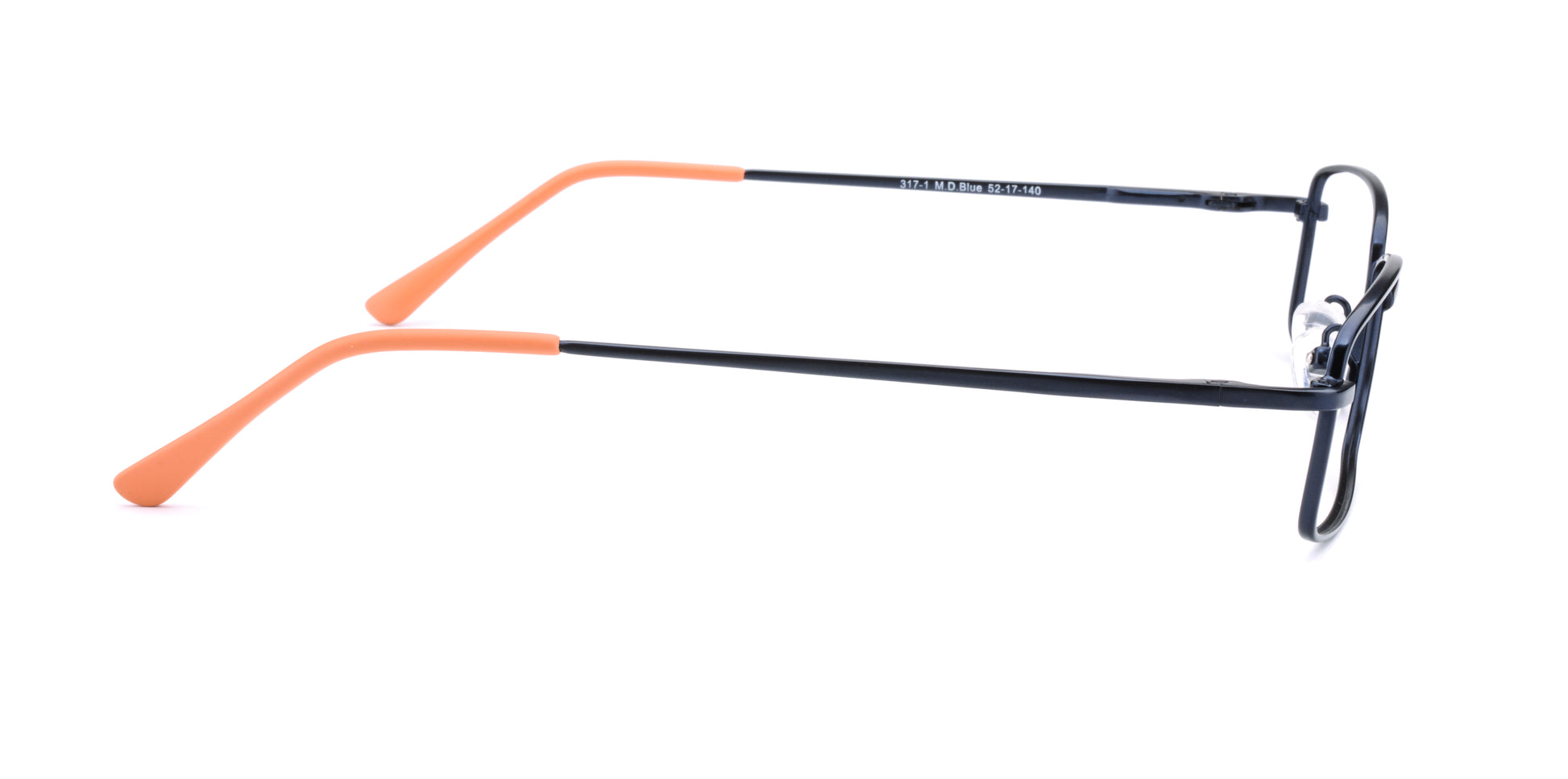 RA317-1 | Unisex | Matte Blue | Metal Glasses