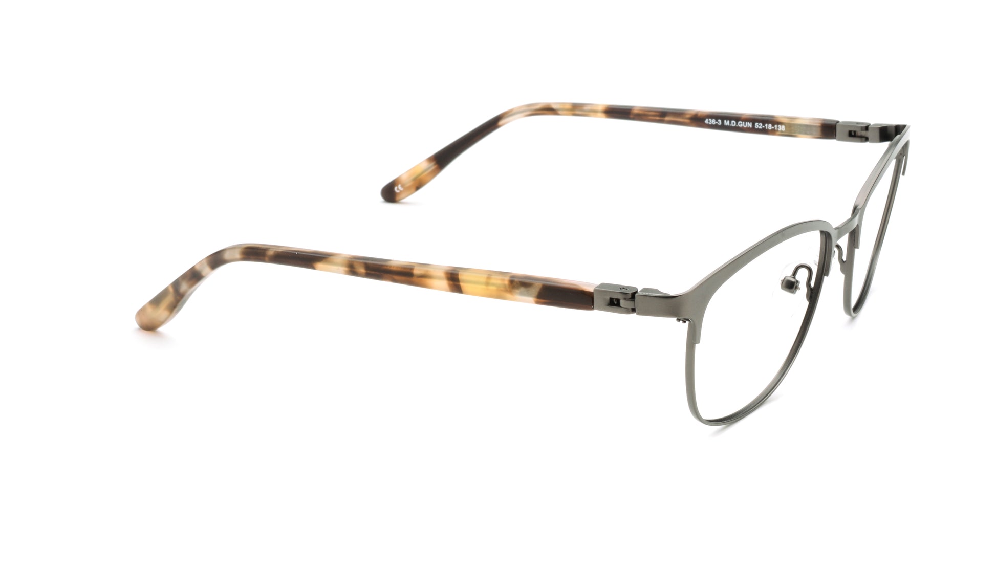 RA436-3 | Women | Matte Gun | Metal Glasses