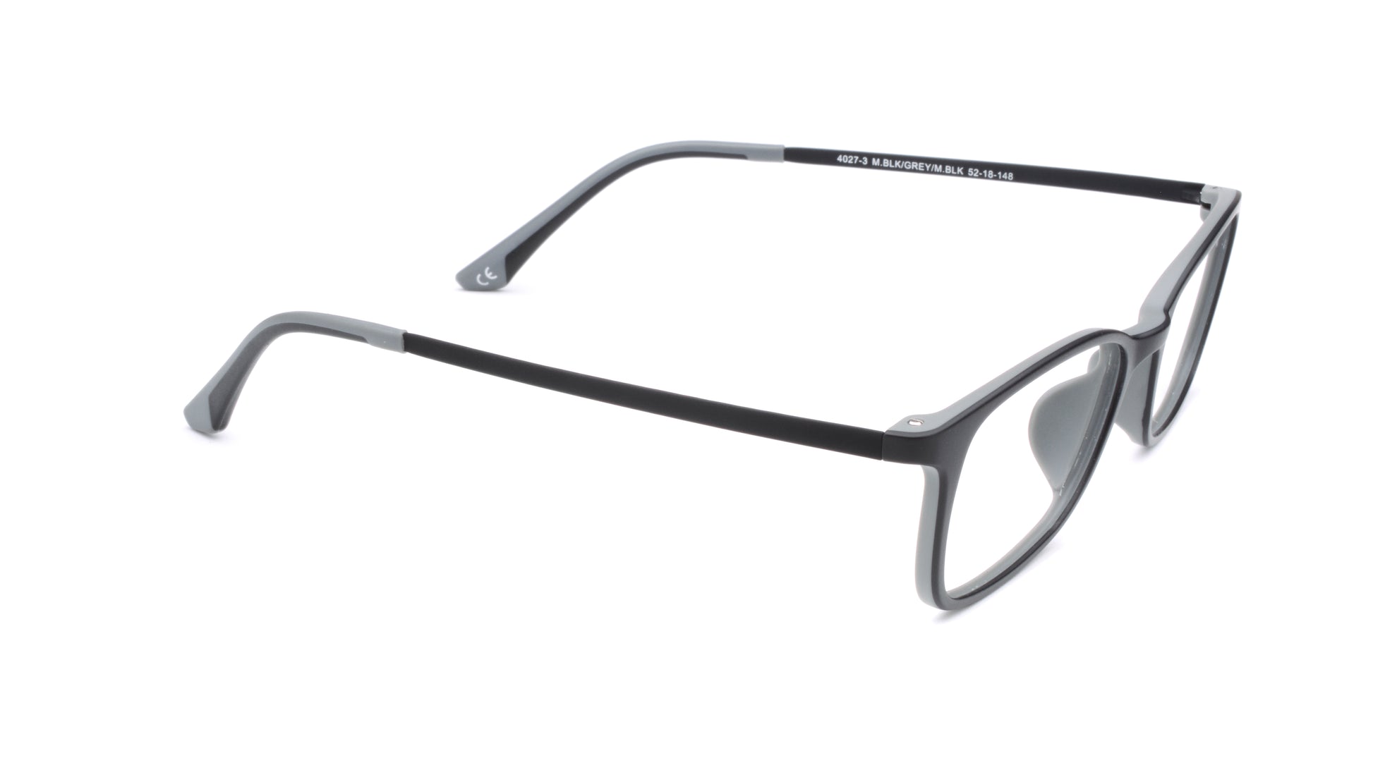 MX4027-1638-3 | Unisex | Matte Black | Beta Titanium Glasses