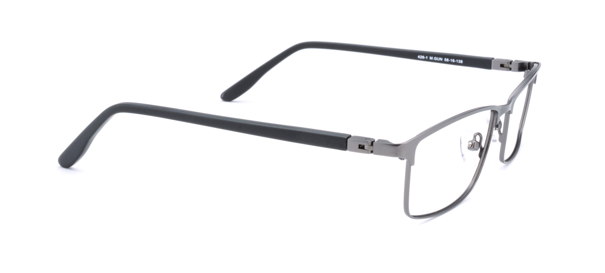 RA426-1 | Unisex | Matte Gun | Metal Glasses