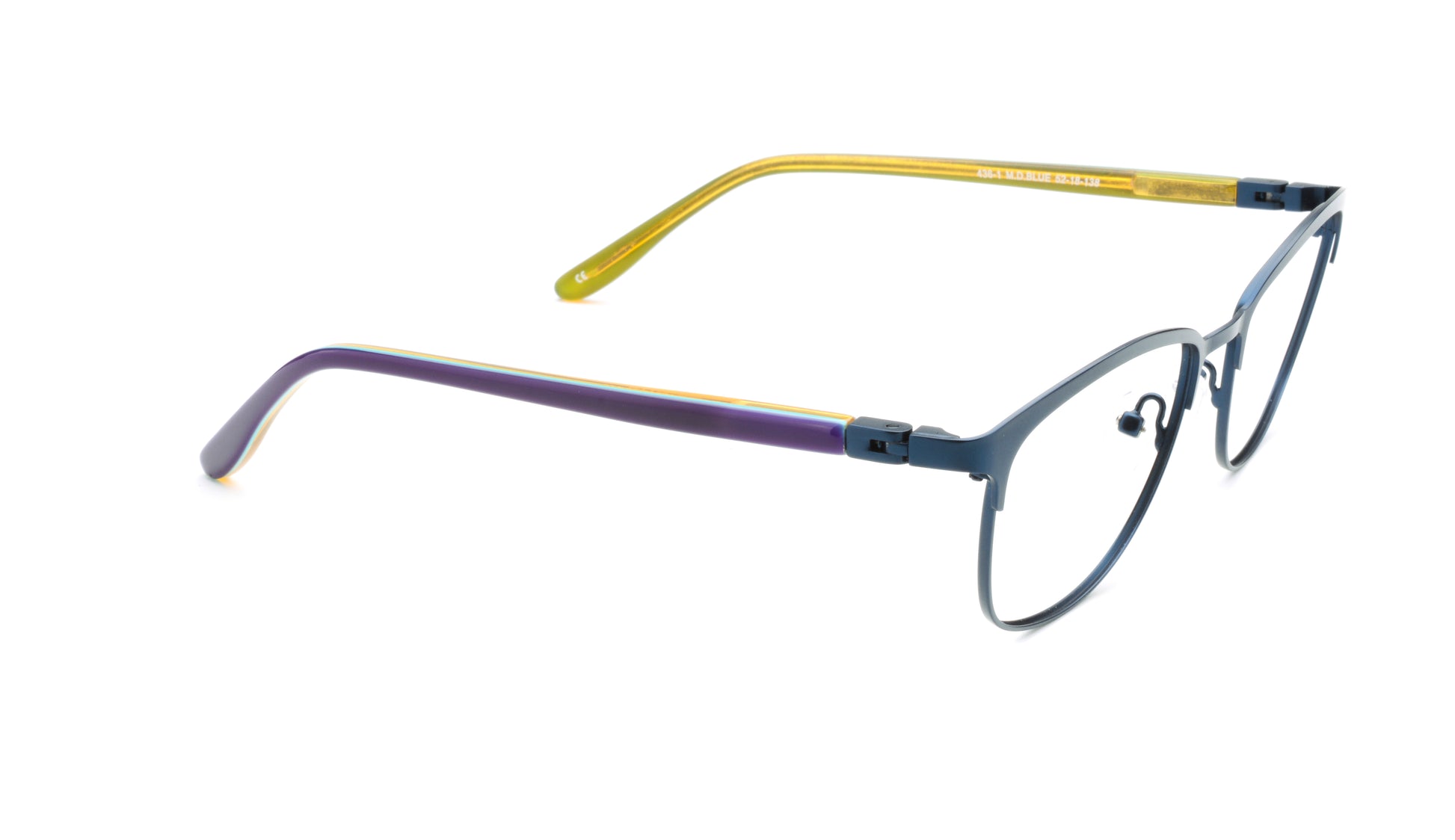 RA436-1 | Women | Matte Blue | Metal Glasses