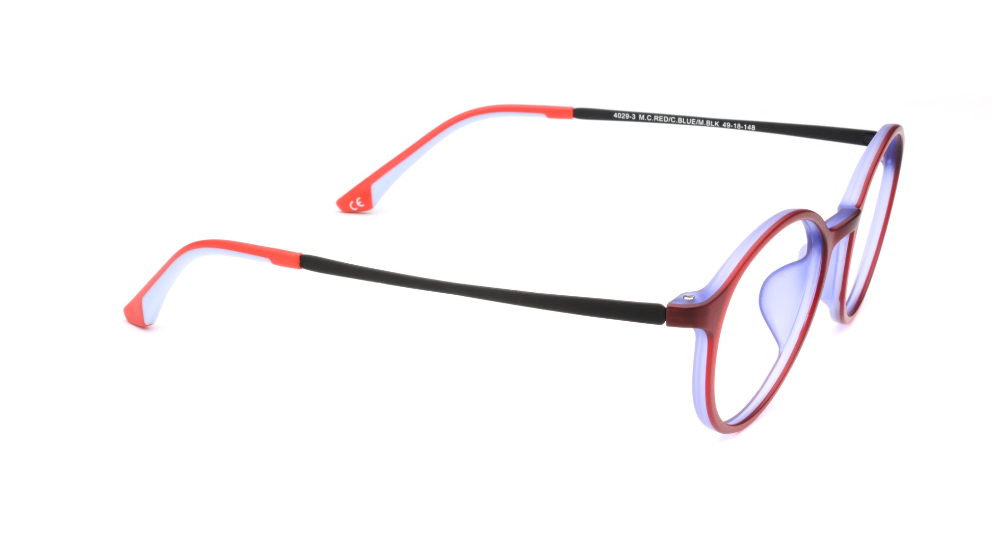 MX4029-1640-3 | Unisex | Matte Red | Beta Titanium Glasses