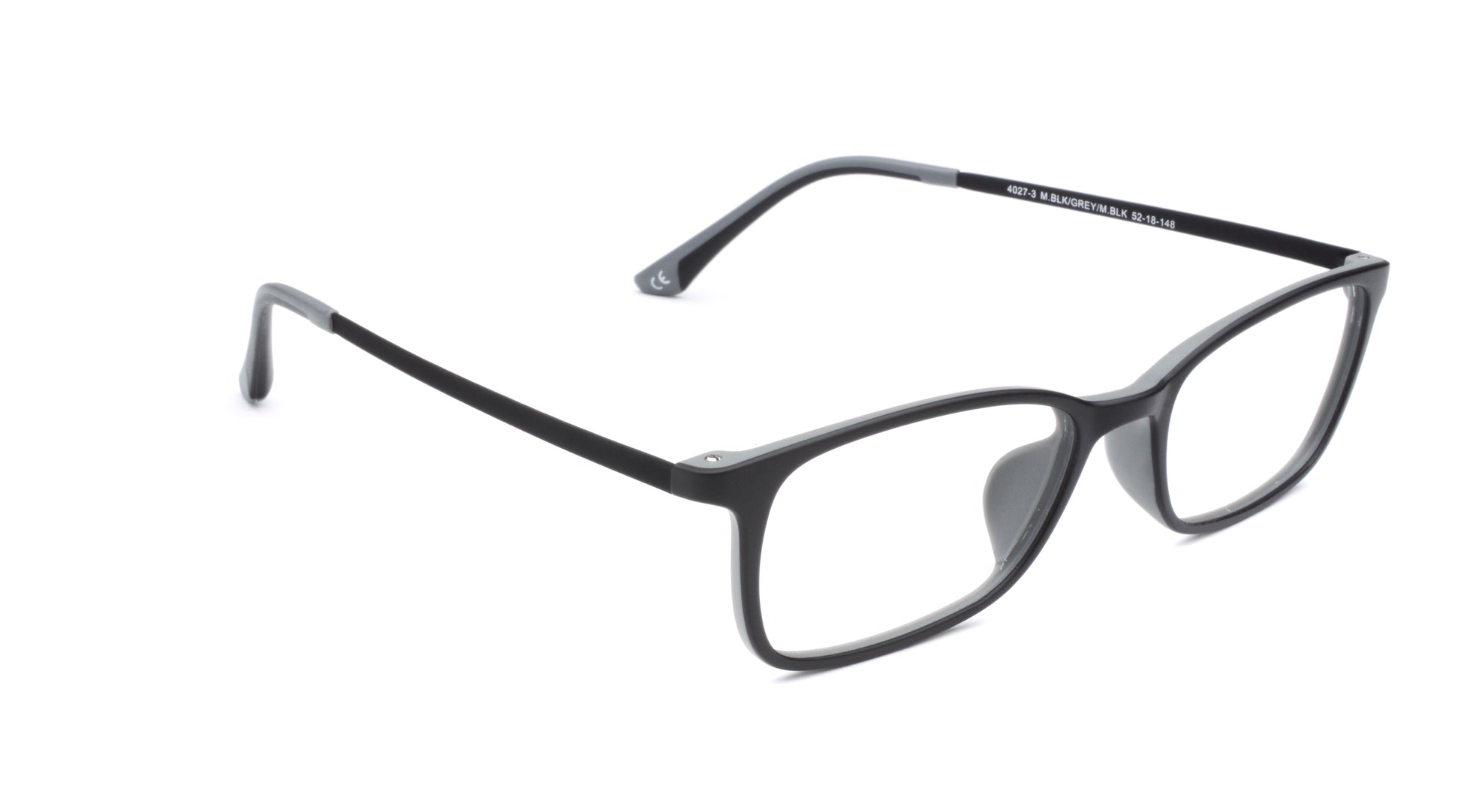 MX4027-1638-3 | Unisex | Matte Black | Beta Titanium Glasses