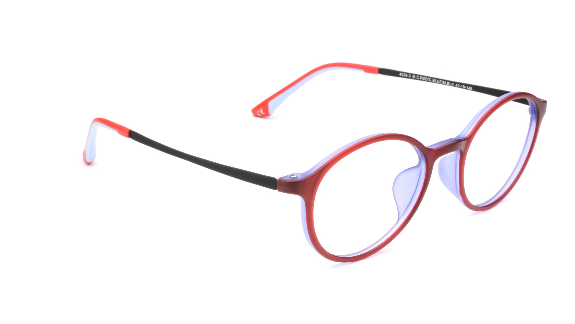 MX4029-1640-3 | Unisex | Matte Red | Beta Titanium Glasses