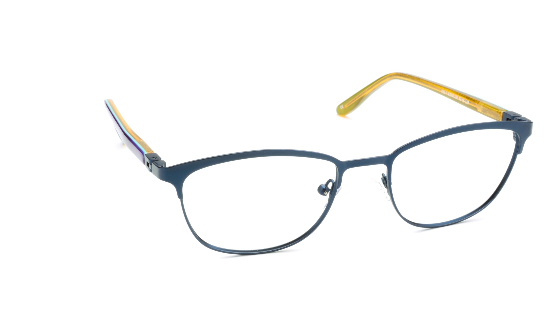 RA436-1 | Women | Matte Blue | Metal Glasses