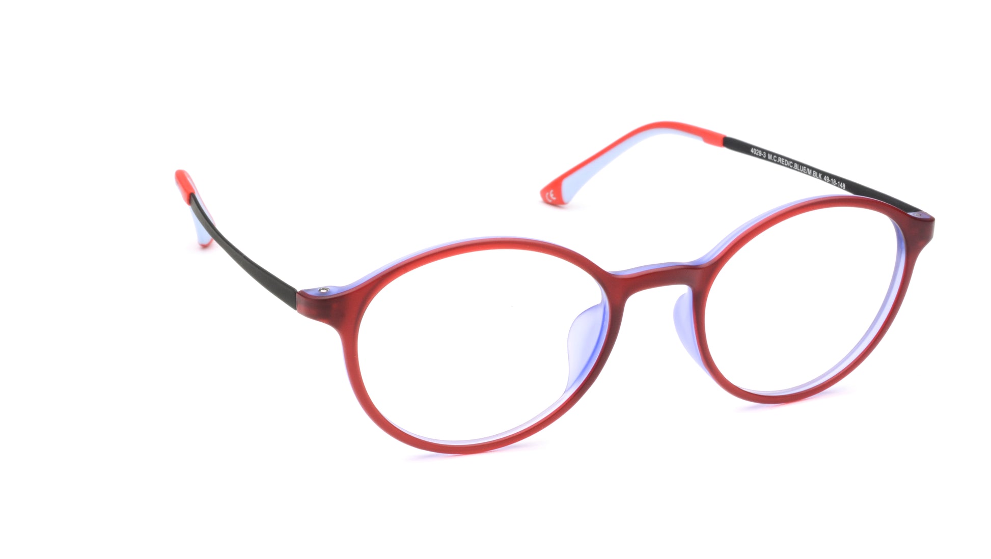 MX4029-1640-3 | Unisex | Matte Red | Beta Titanium Glasses