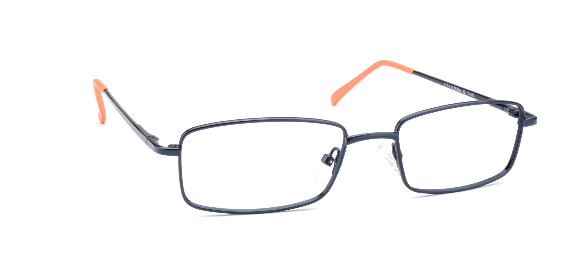 RA317-1 | Unisex | Matte Blue | Metal Glasses