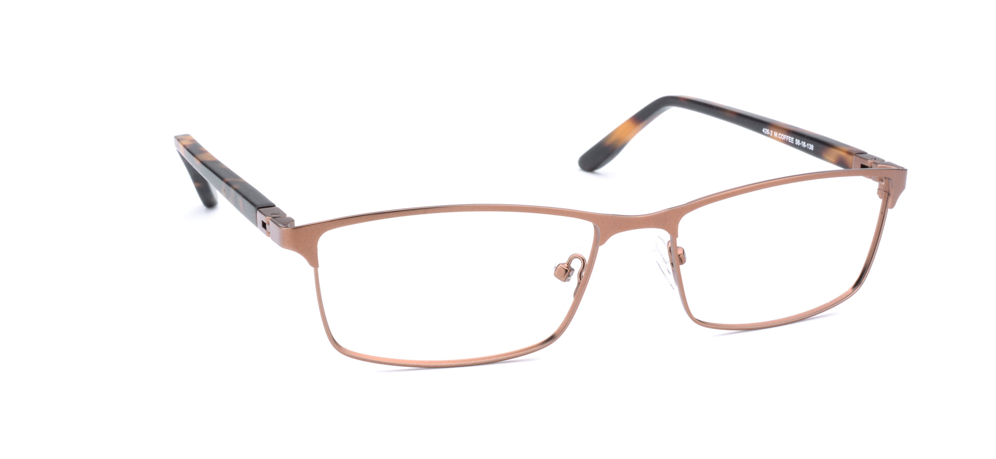 RA426-2 | Unisex | Matte Gun | Metal Glasses