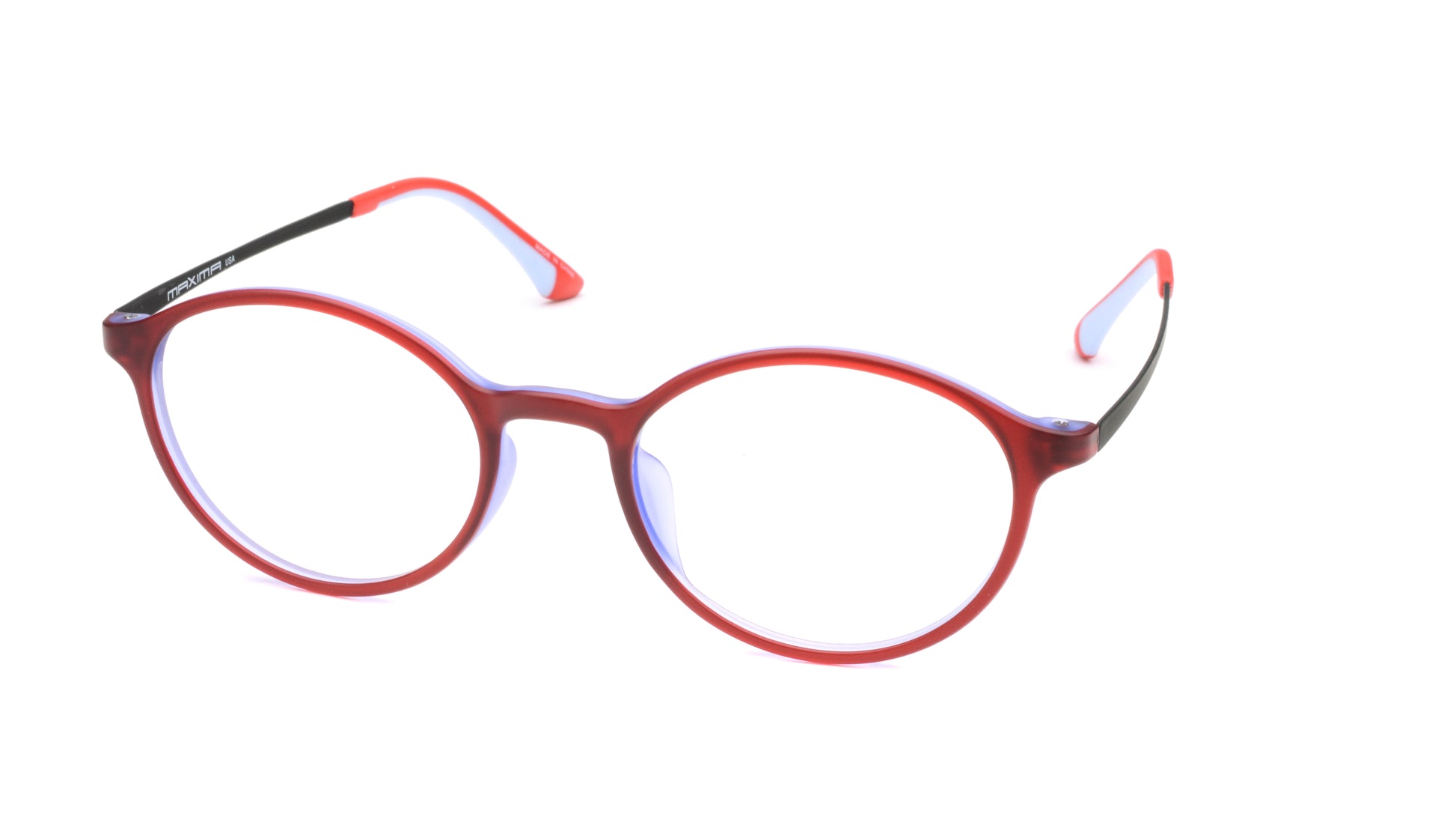 MX4029-1640-3 | Unisex | Matte Red | Beta Titanium Glasses