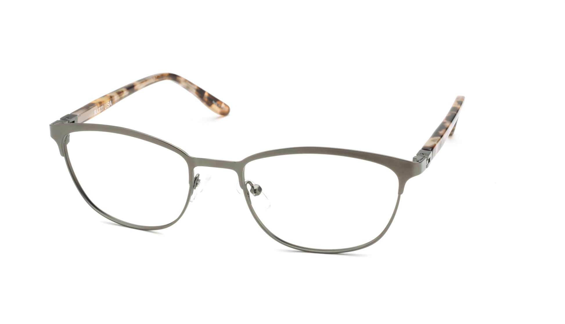 RA436-3 | Women | Matte Gun | Metal Glasses