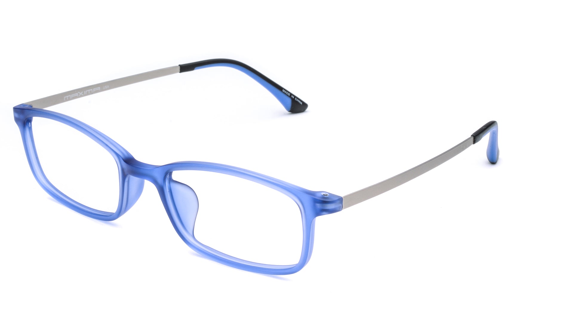 MX4028-1639-2 | Unisex | Matte Blue | Beta Titanium Glasses