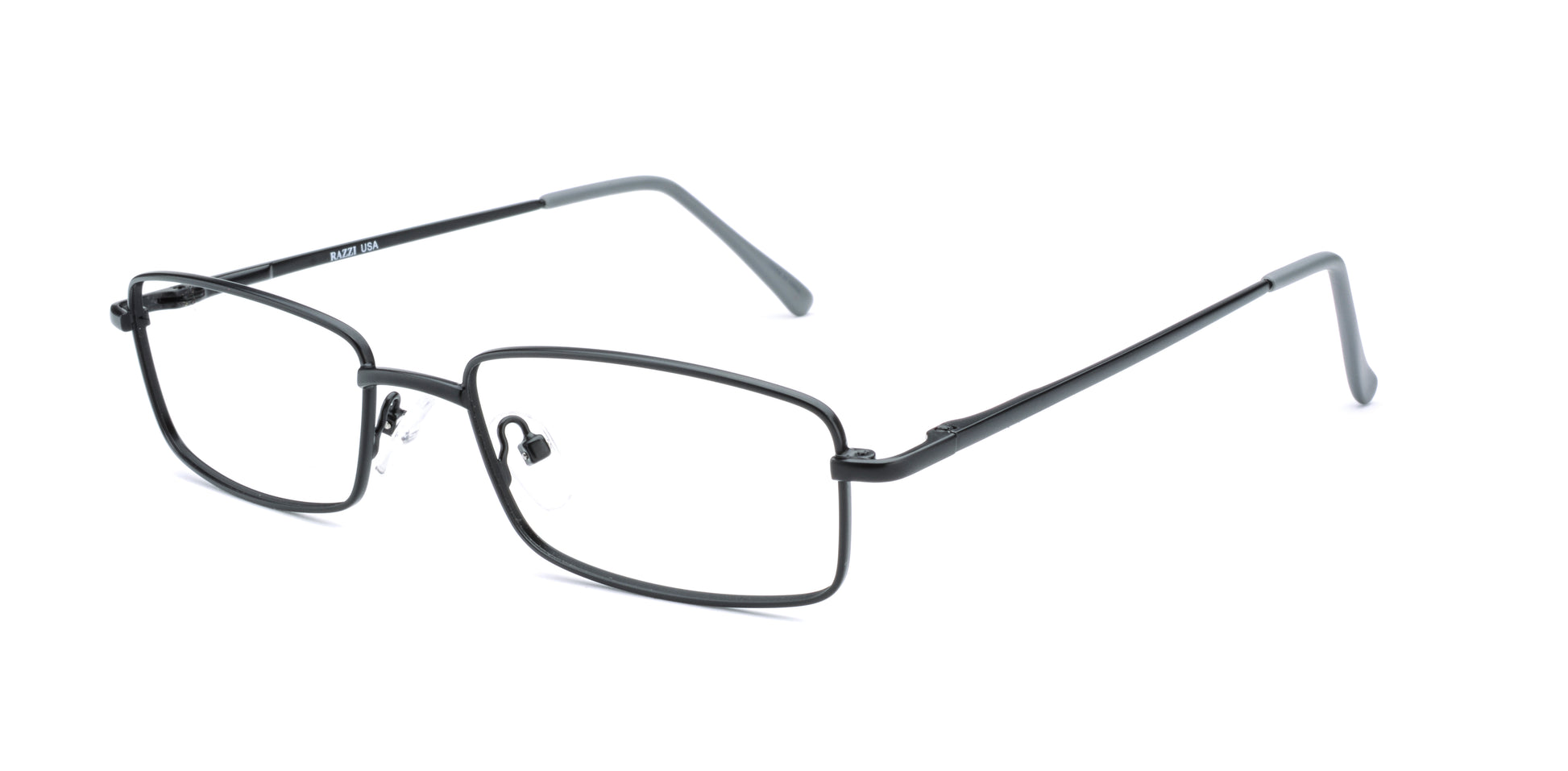 RA317-3 | Unisex | Matte Black | Metal Glasses