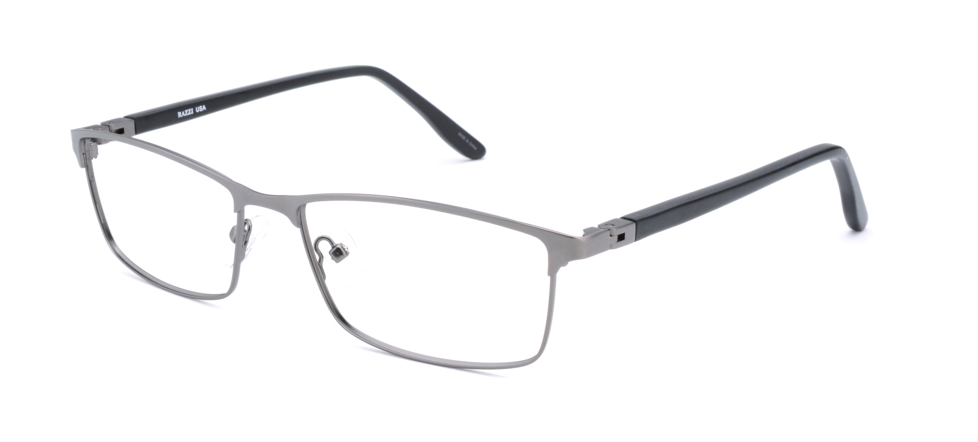 RA426-1 | Unisex | Matte Gun | Metal Glasses