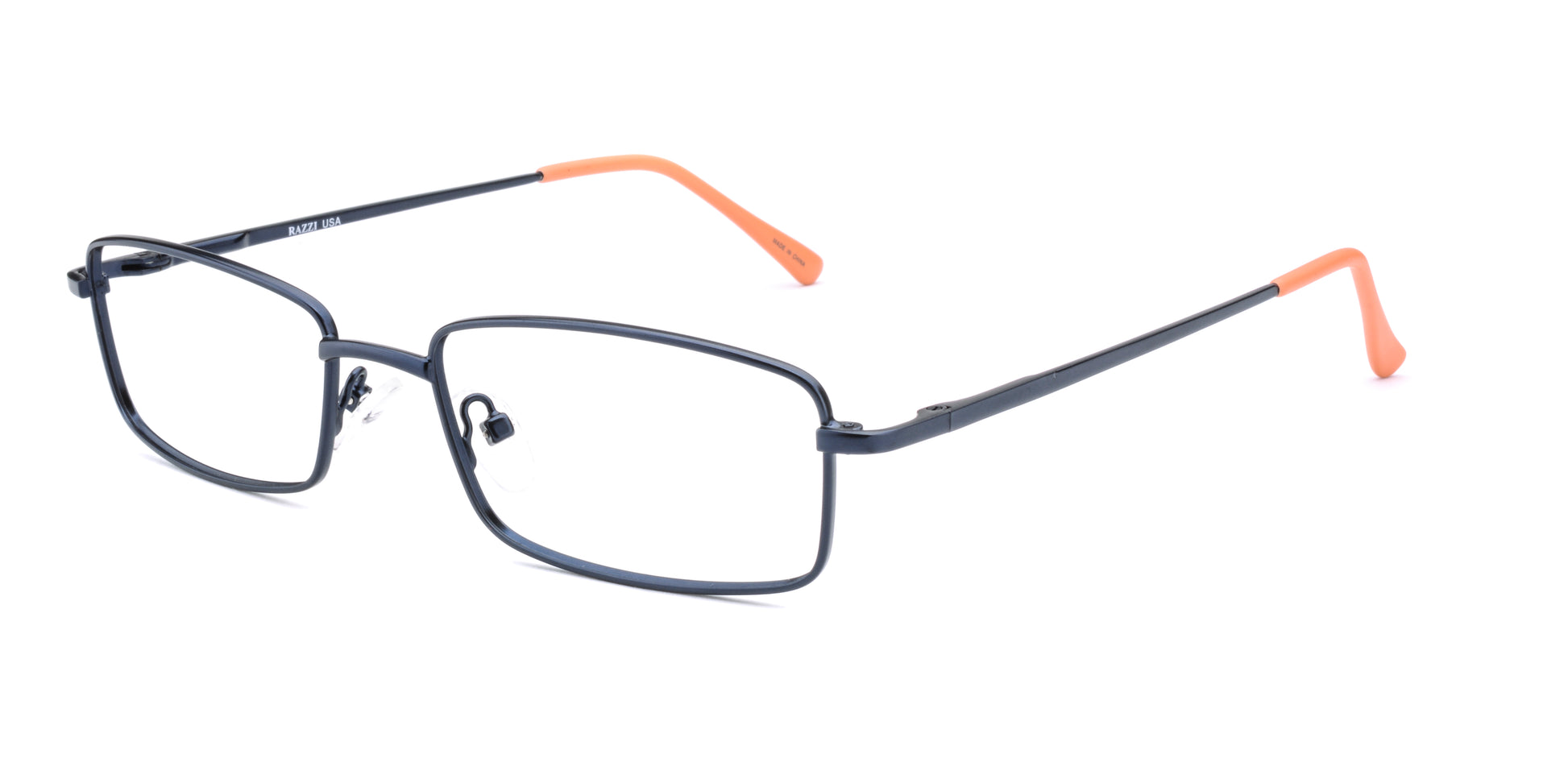 RA317-1 | Unisex | Matte Blue | Metal Glasses