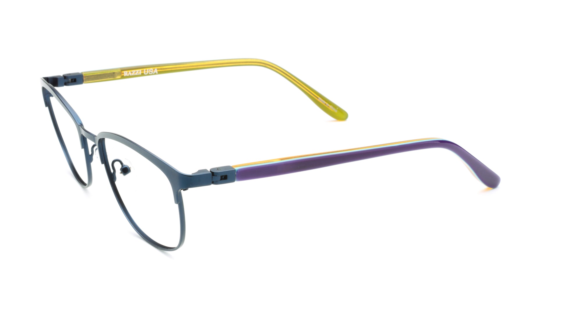 RA436-1 | Women | Matte Blue | Metal Glasses