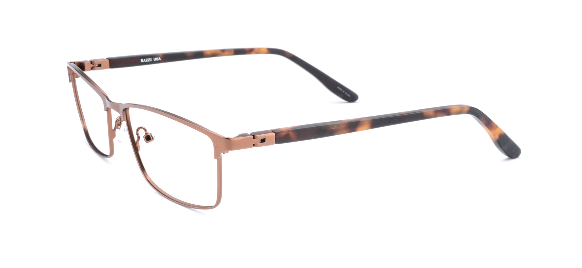RA426-2 | Unisex | Matte Gun | Metal Glasses