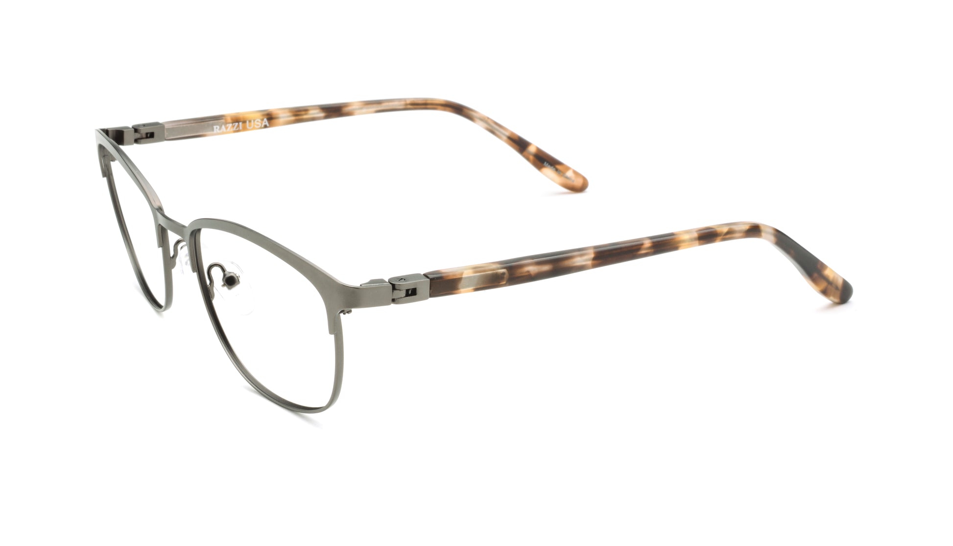 RA436-3 | Women | Matte Gun | Metal Glasses