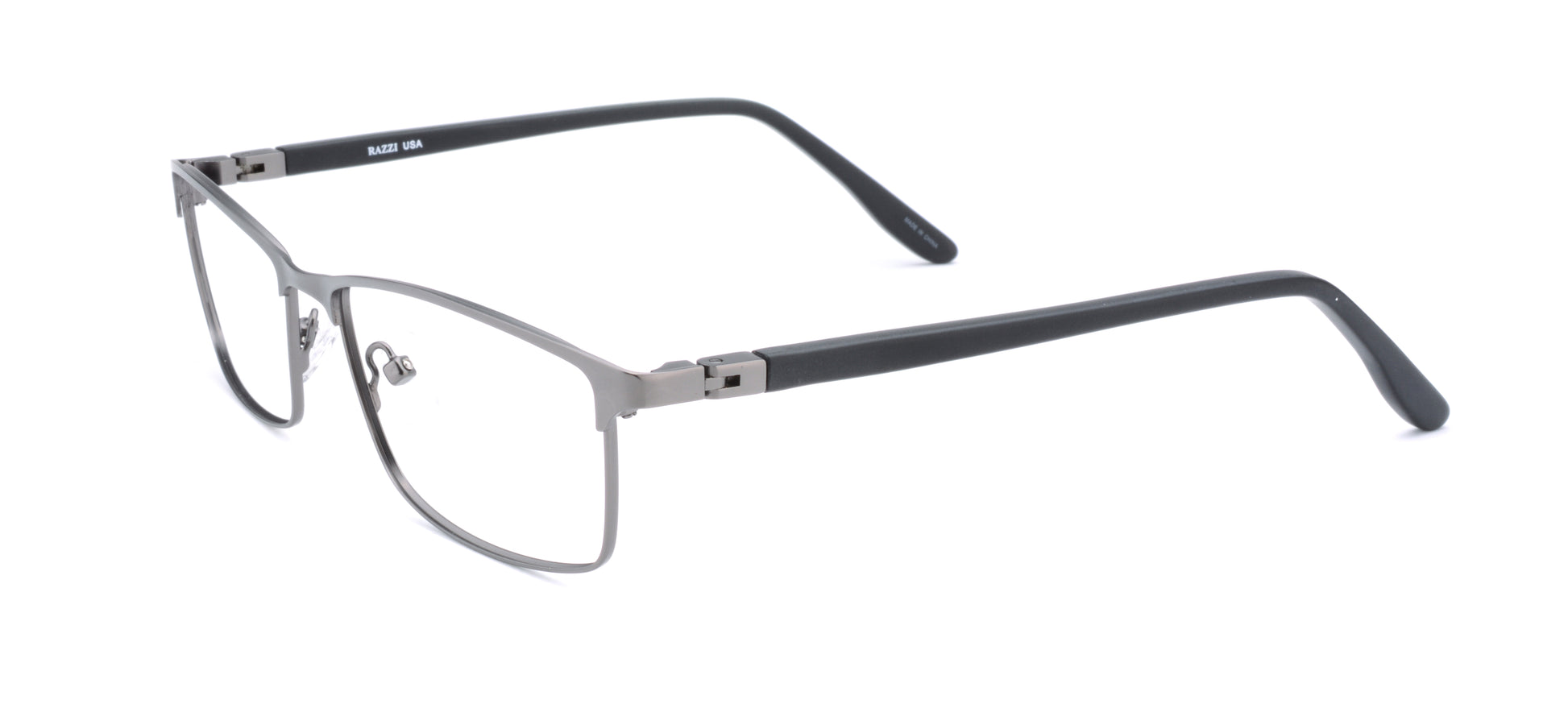 RA426-1 | Unisex | Matte Gun | Metal Glasses