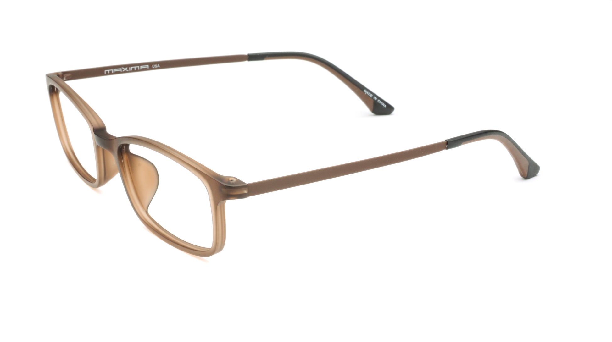 MX4028-1639-1 | Unisex | Matte Brown | Beta Titanium Glasses