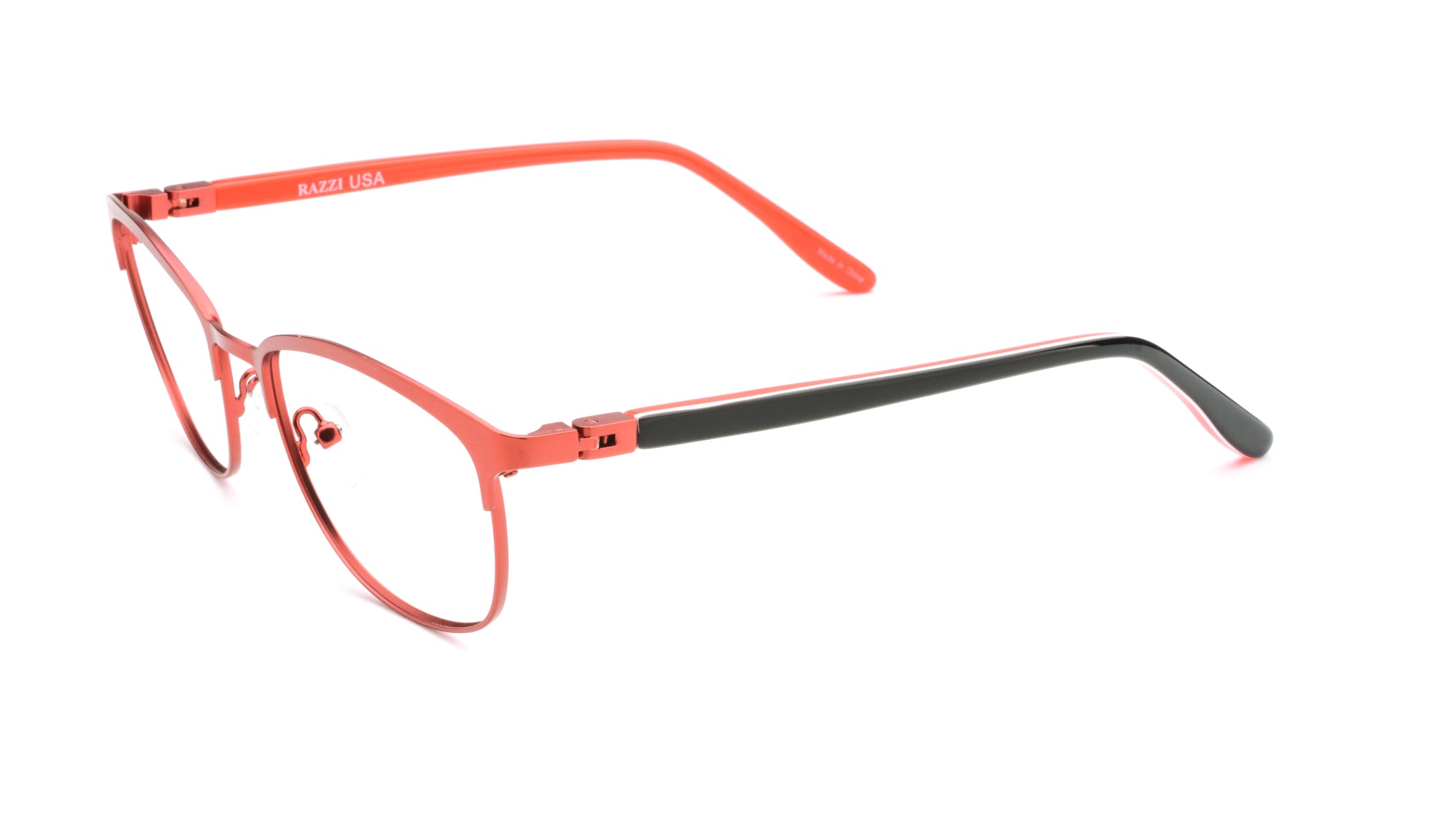 RA436-2 | Women | Matte Burgundy | Metal Glasses