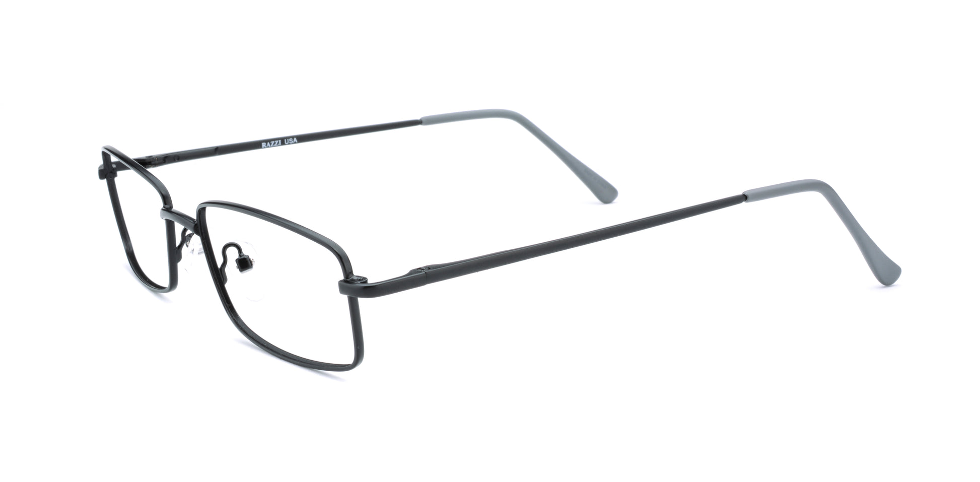 RA317-3 | Unisex | Matte Black | Metal Glasses