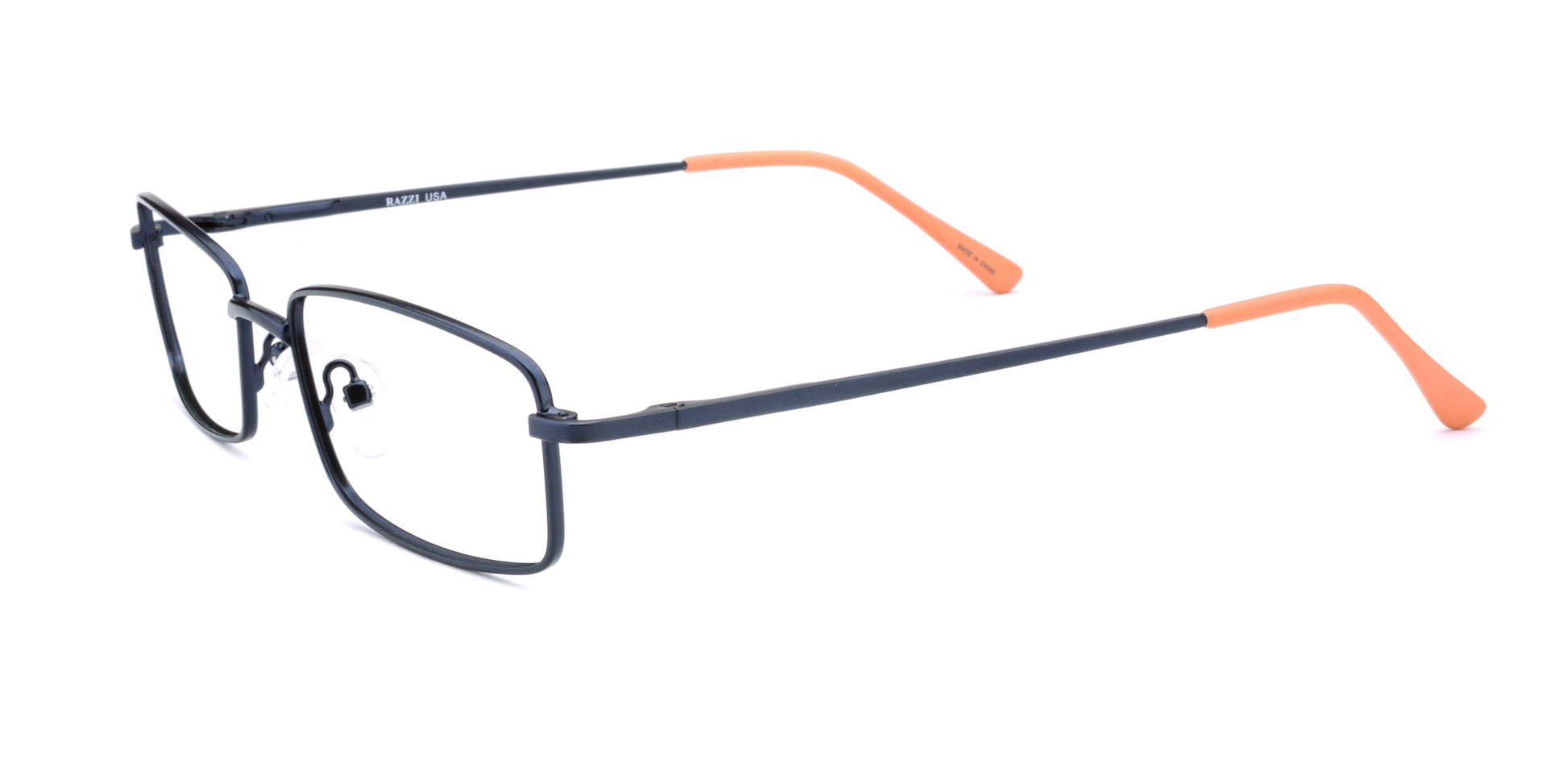 RA317-1 | Unisex | Matte Blue | Metal Glasses