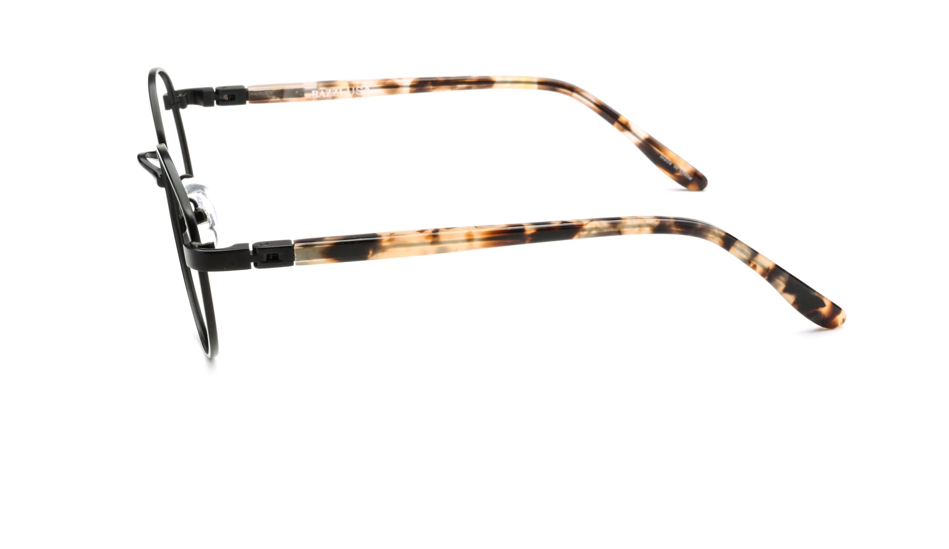 RA437-1 | Unisex | Matte Black | Metal Glasses