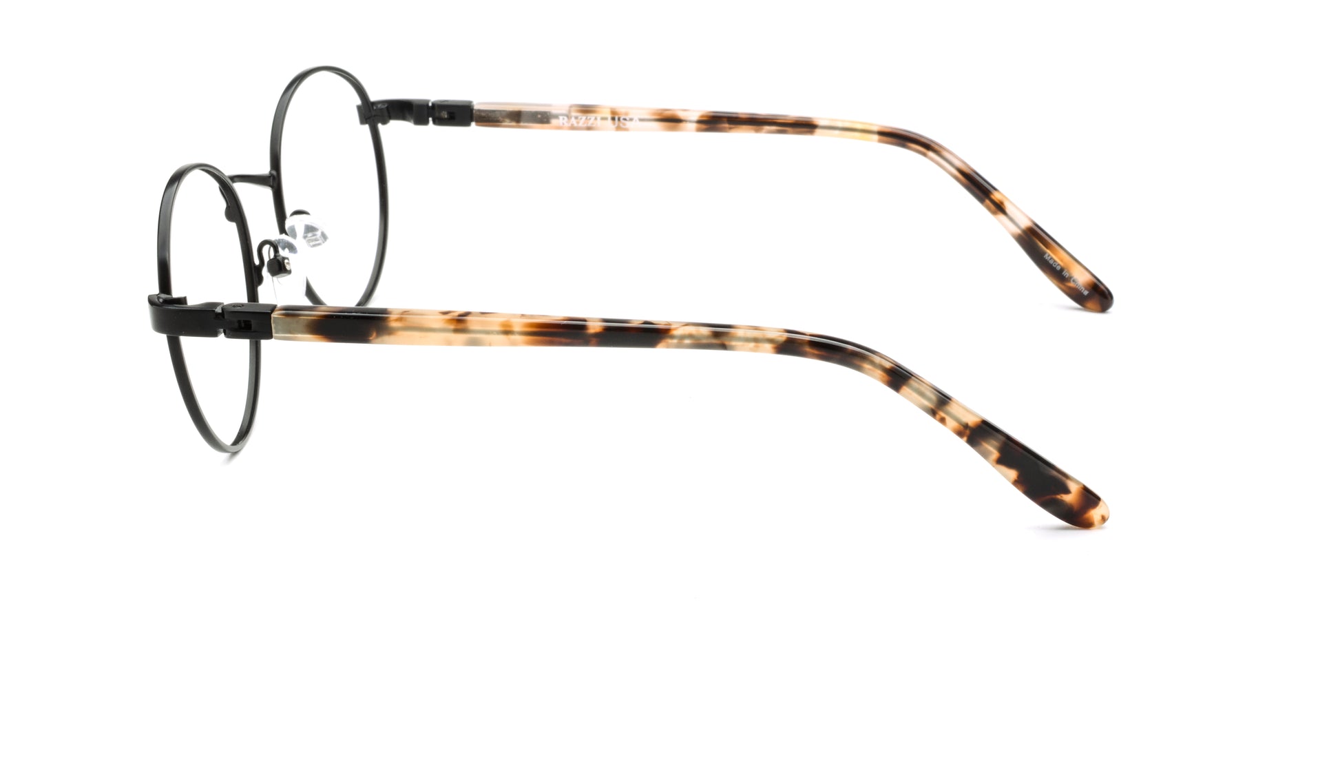 RA437-1 | Unisex | Matte Black | Metal Glasses