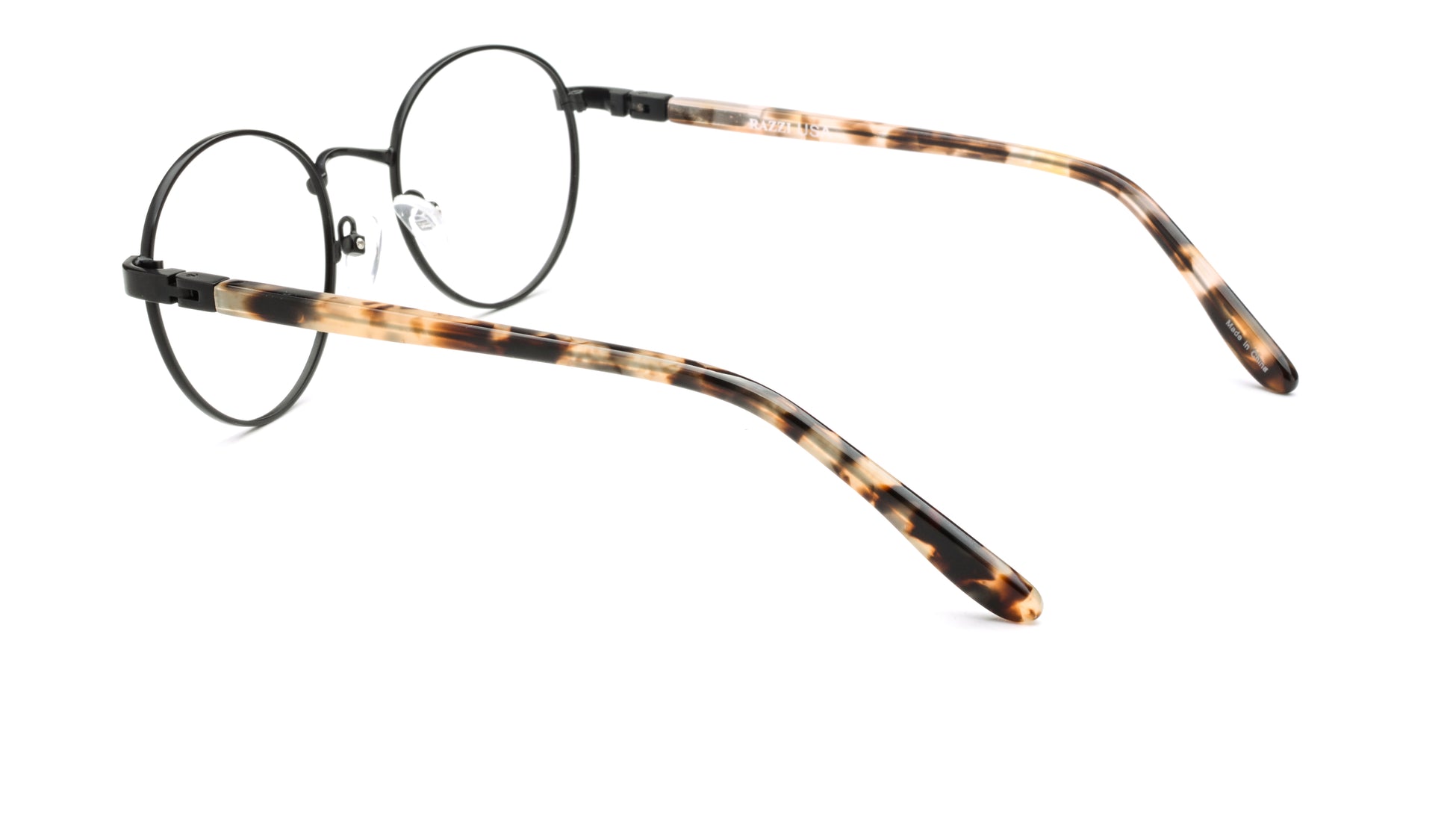 RA437-1 | Unisex | Matte Black | Metal Glasses