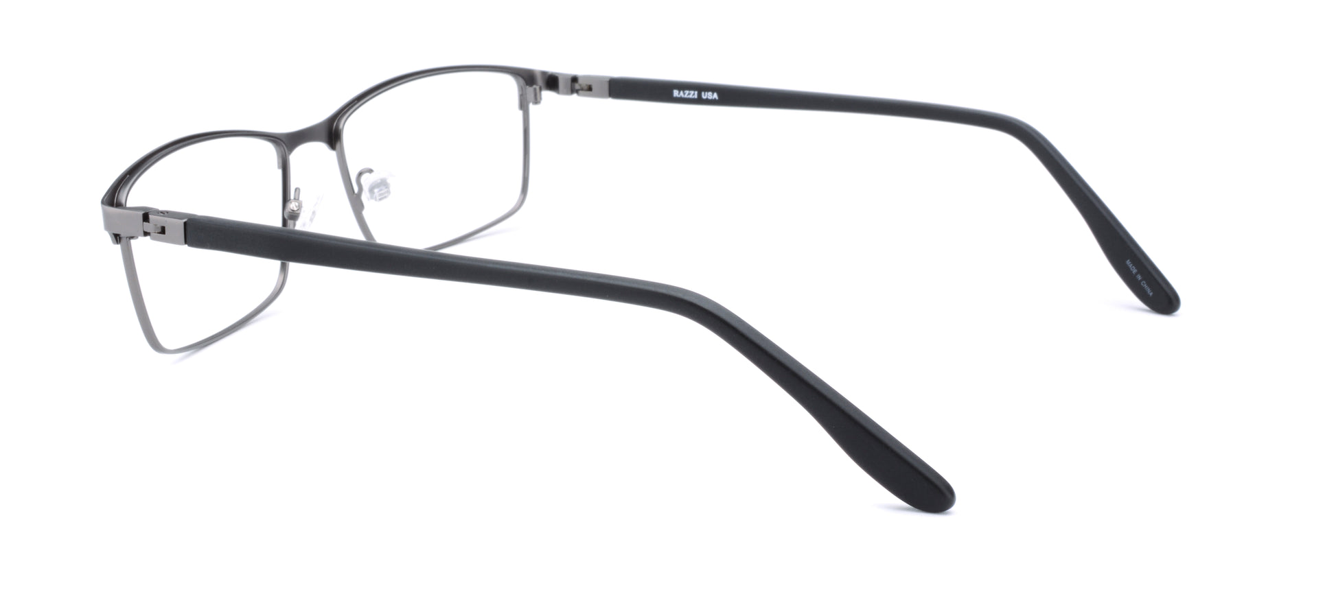 RA426-1 | Unisex | Matte Gun | Metal Glasses