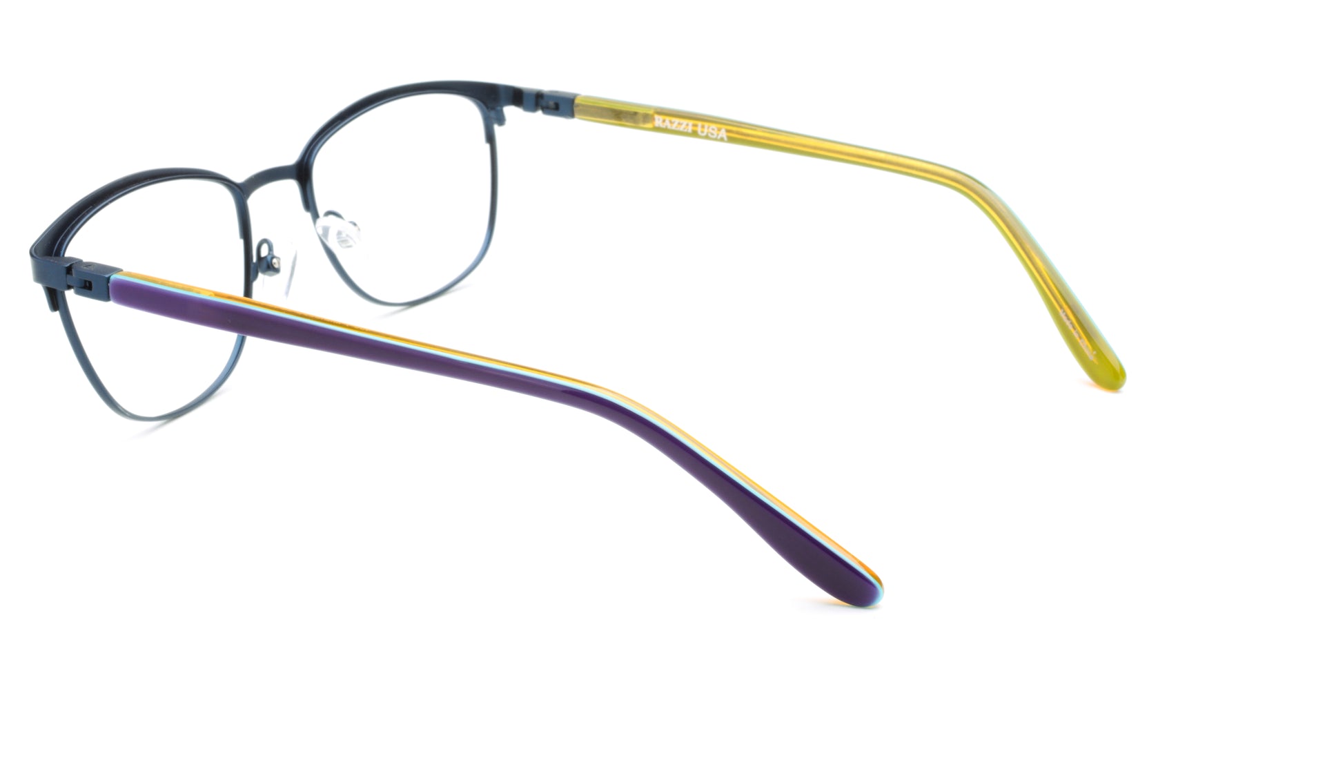 RA436-1 | Women | Matte Blue | Metal Glasses