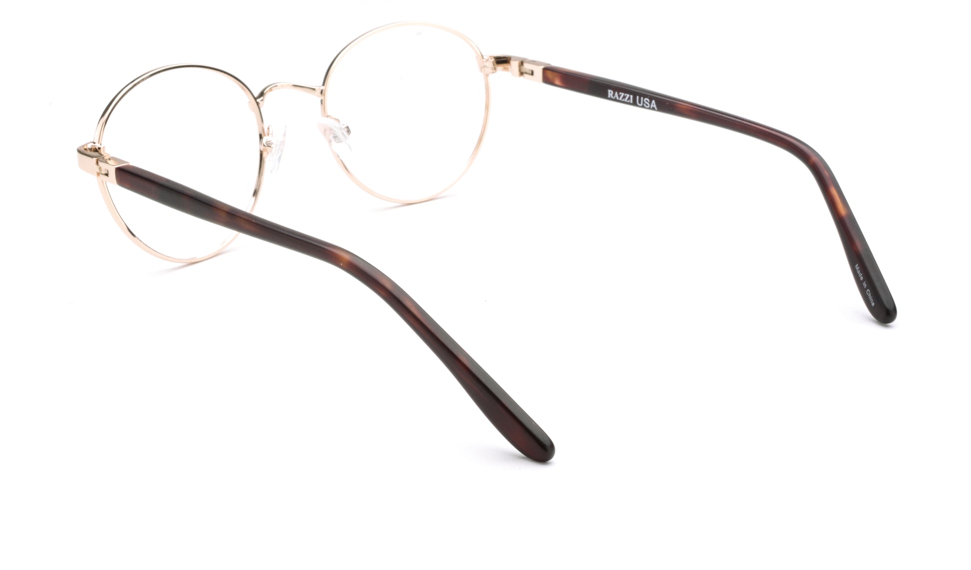 RA437-2 | Unisex | Shiny Gold | Metal Glasses
