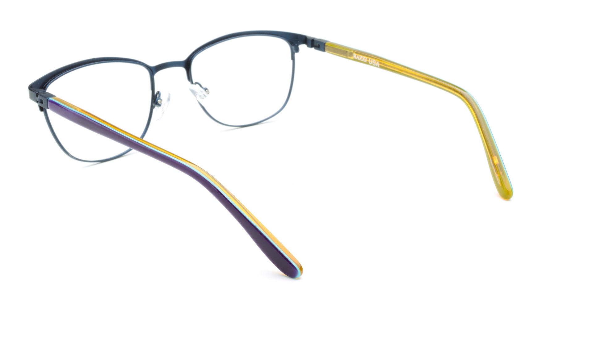 RA436-1 | Women | Matte Blue | Metal Glasses