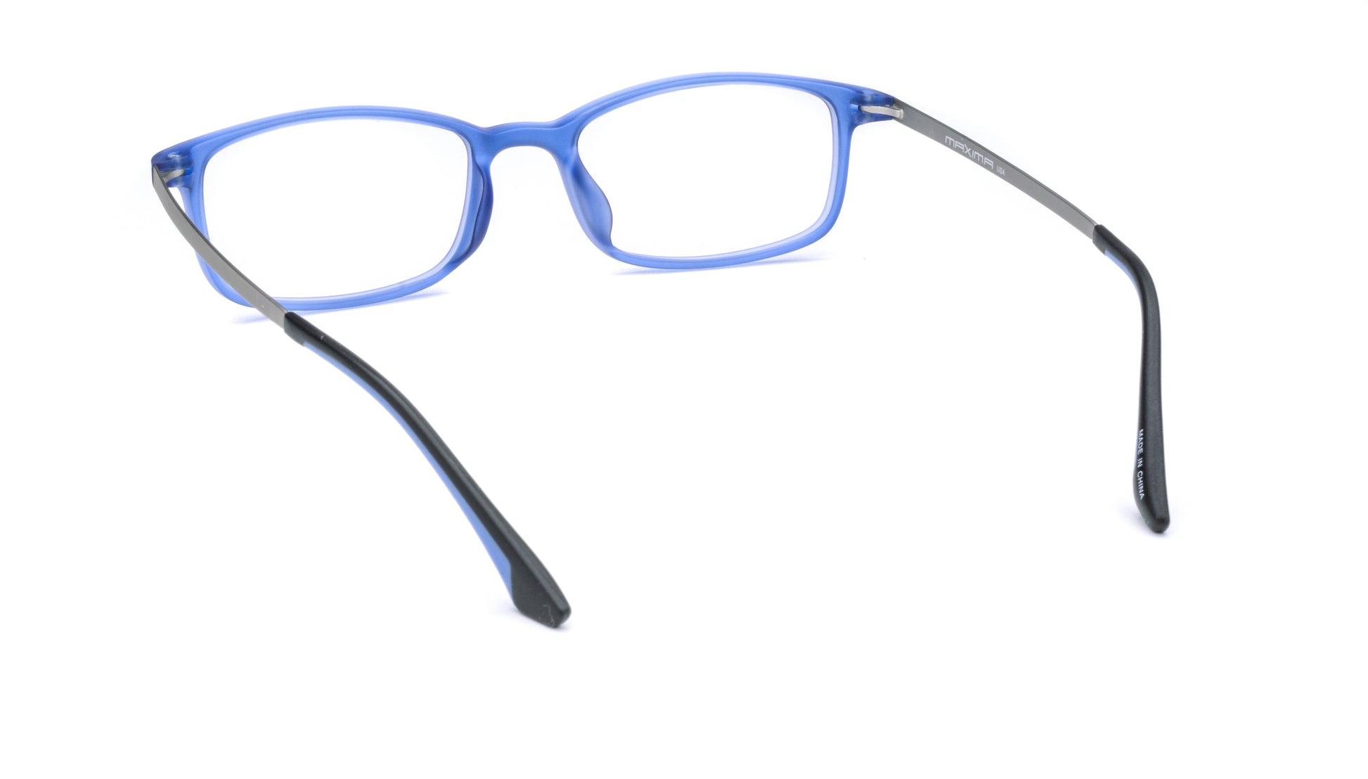 MX4028-1639-2 | Unisex | Matte Blue | Beta Titanium Glasses