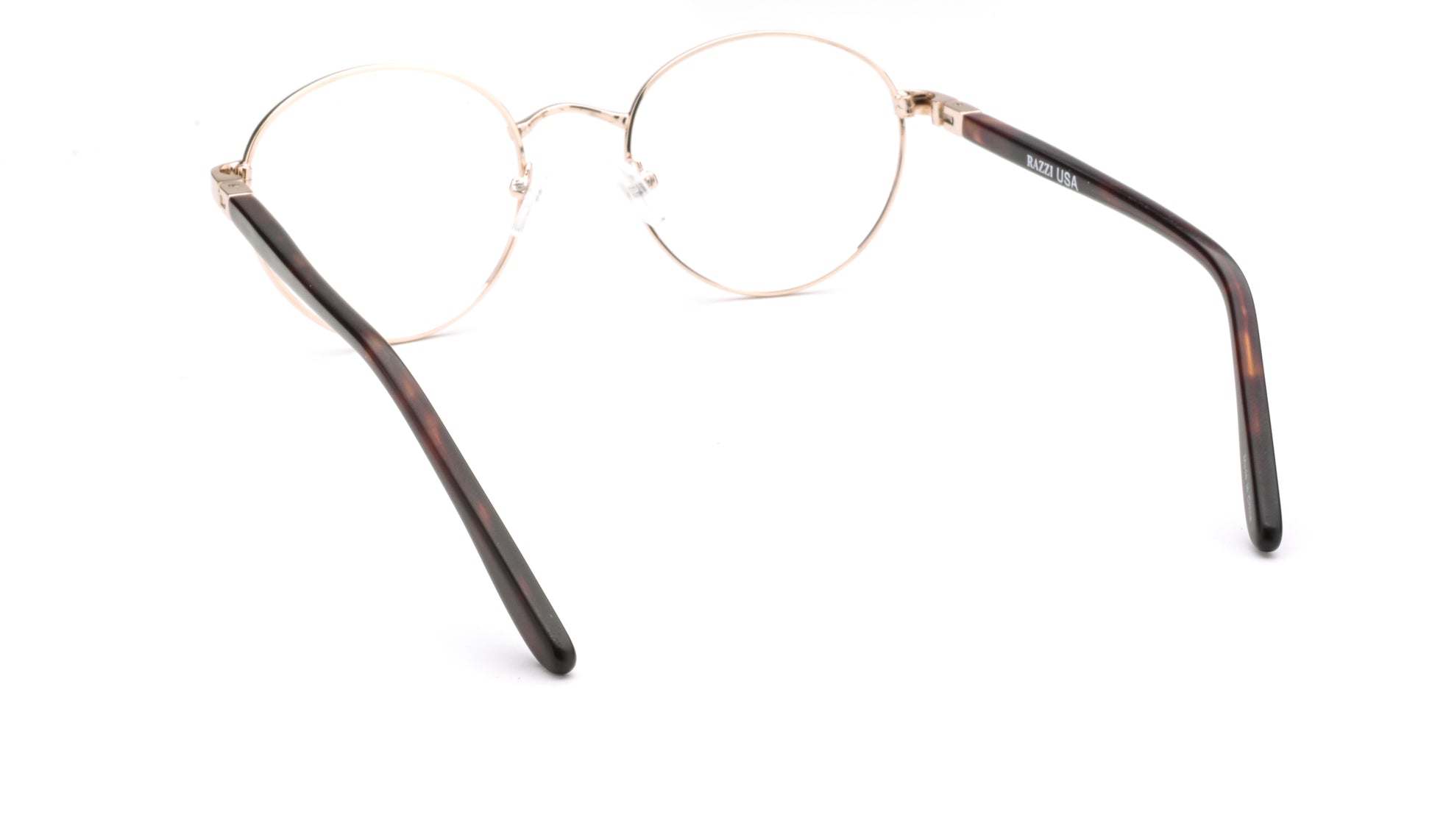 RA437-2 | Unisex | Shiny Gold | Metal Glasses