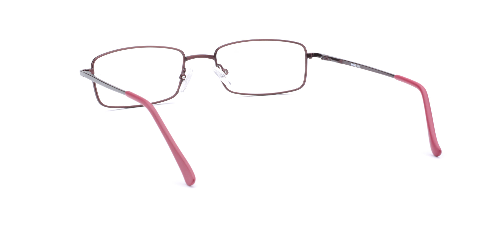 RA317-2 | Unisex | Matte Burgundy | Metal Glasses