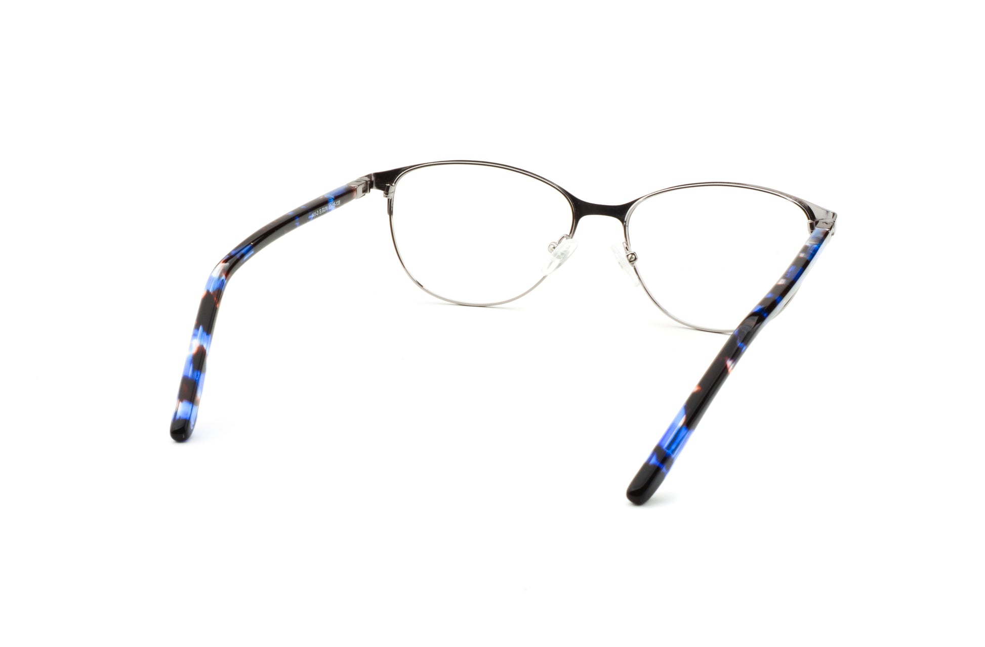 RA441-3 | Women | Shiny Gun | Metal Glasses