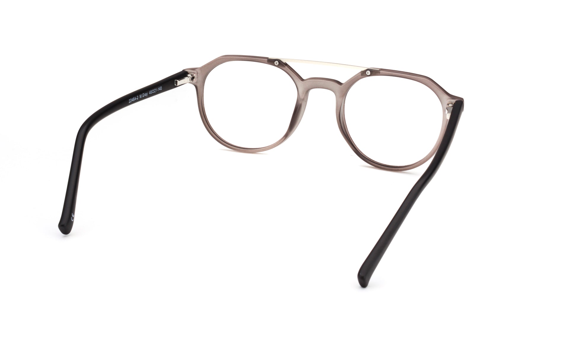 MX2246A-2 | Unisex | Matte Gray | Acetate Glasses
