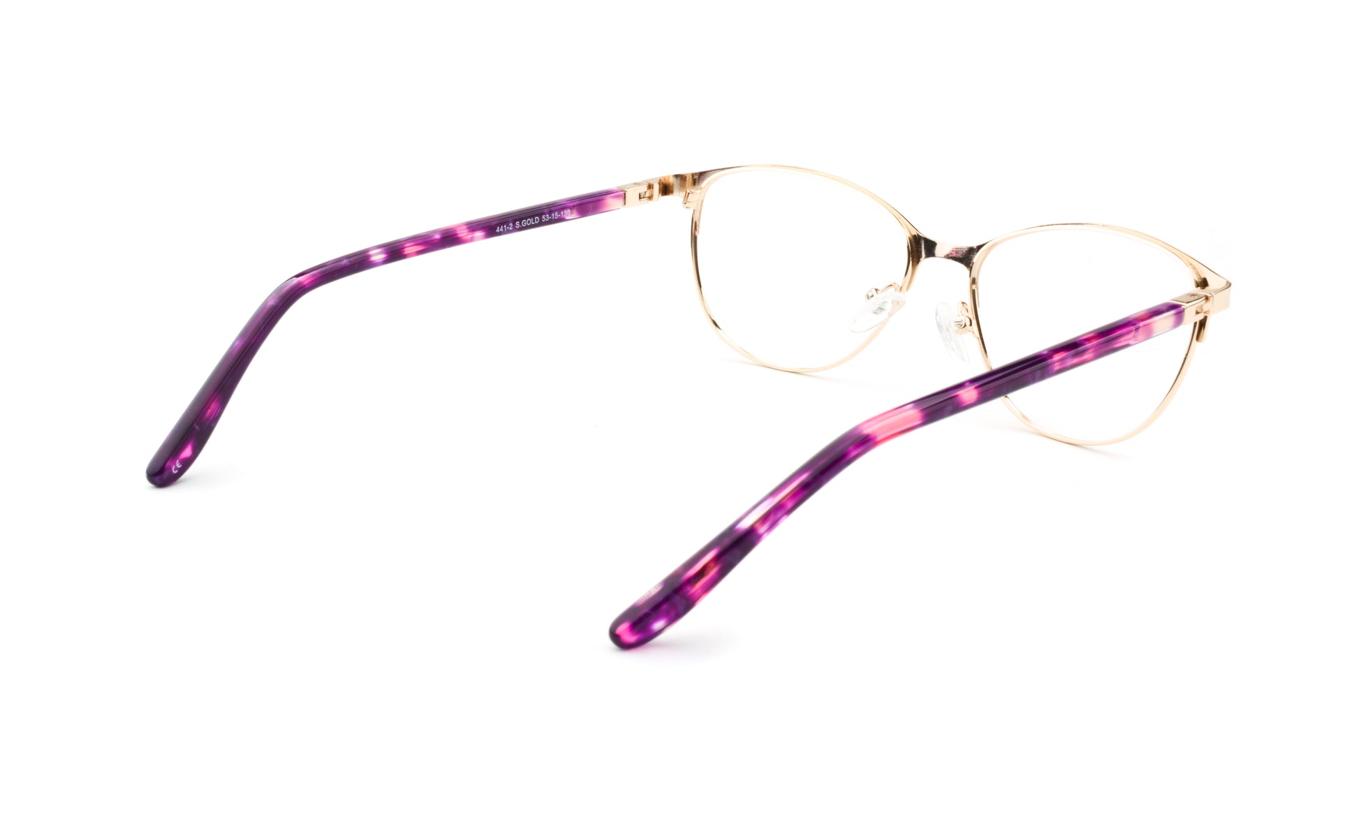 RA441-2 | Women | Shiny Gold | Metal Glasses